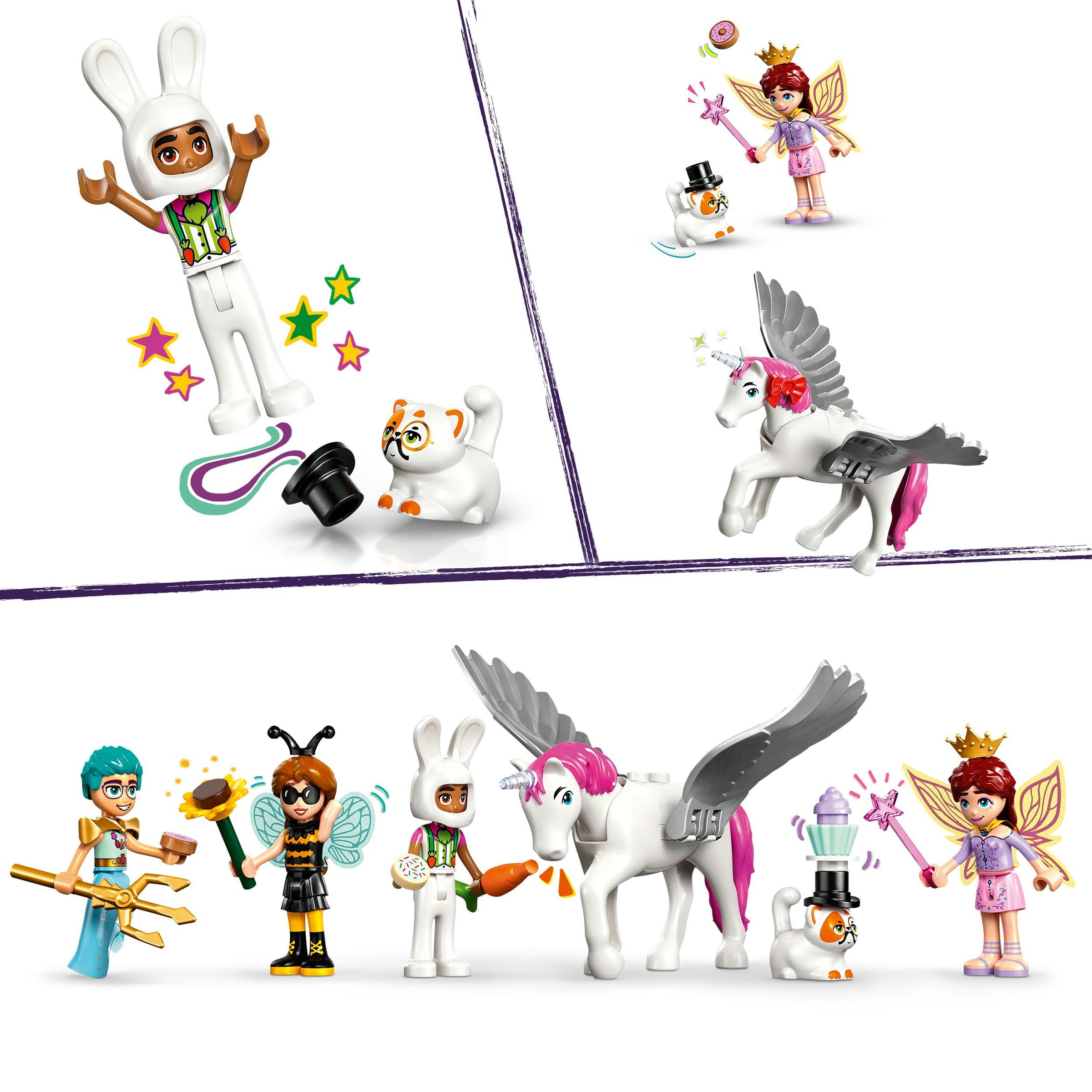 Juego de construcción Fiesta de Disfraces con Unicornio y Hada LEGO Friends - 42661 5