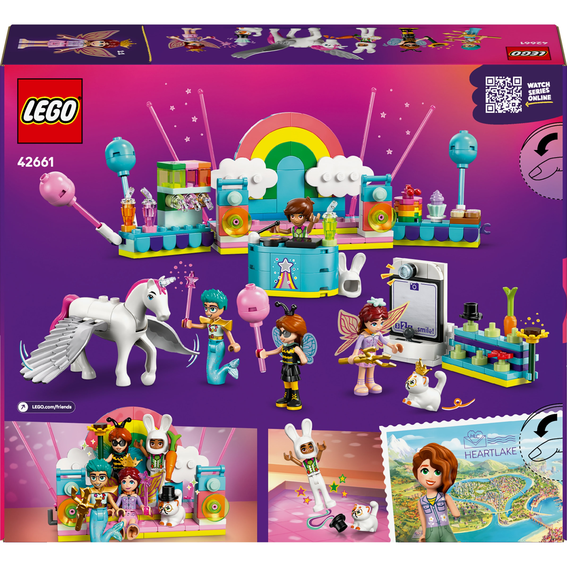 Juego de construcción Fiesta de Disfraces con Unicornio y Hada LEGO Friends - 42661 8