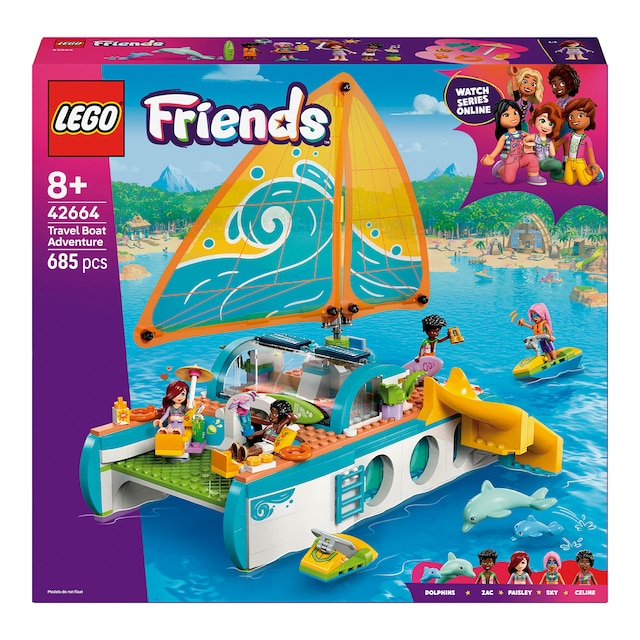 Juego de construcción Aventura en el Barco de Viaje Lego Friends