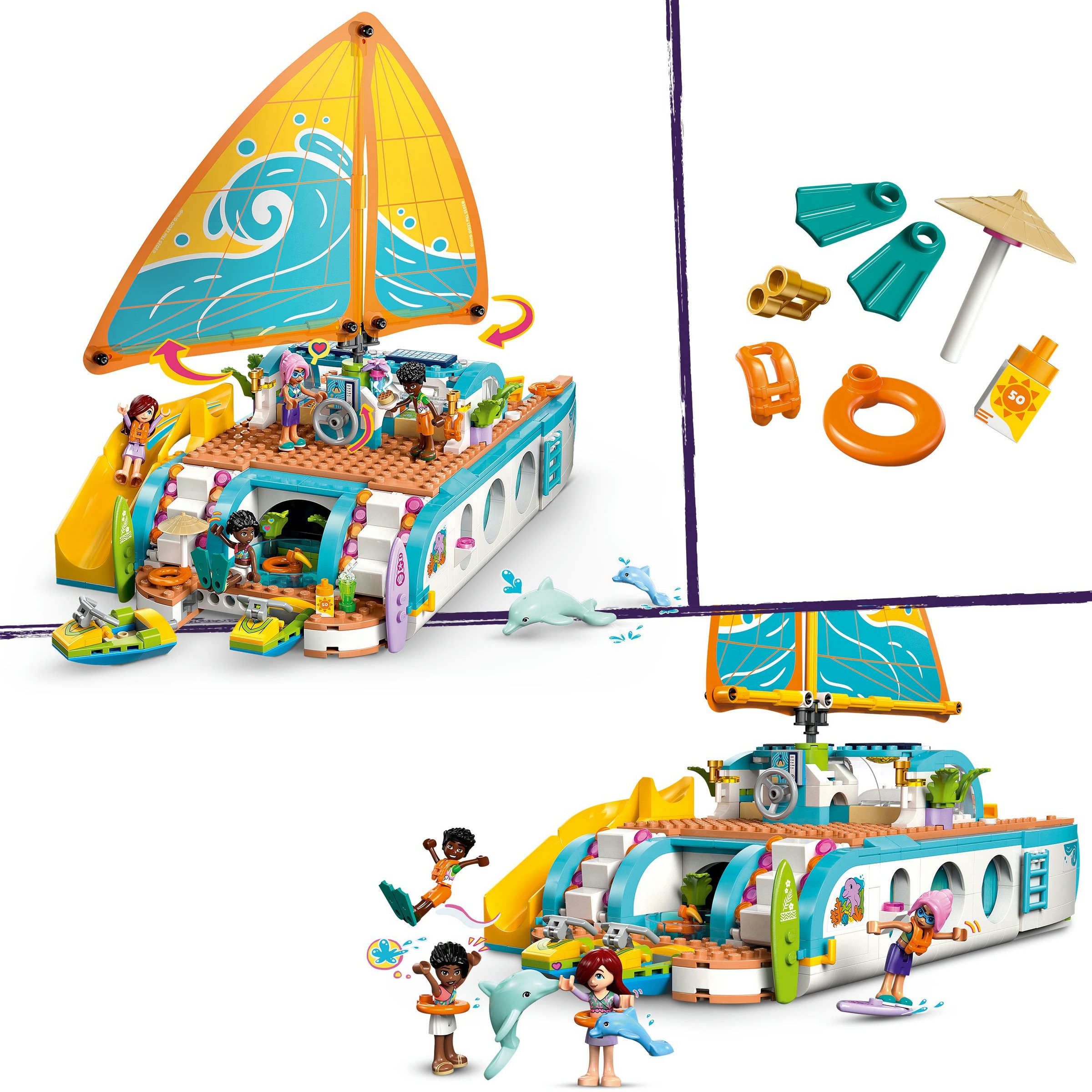 Juego de construcción Aventura en el Barco de Viaje LEGO Friends - 42664 4