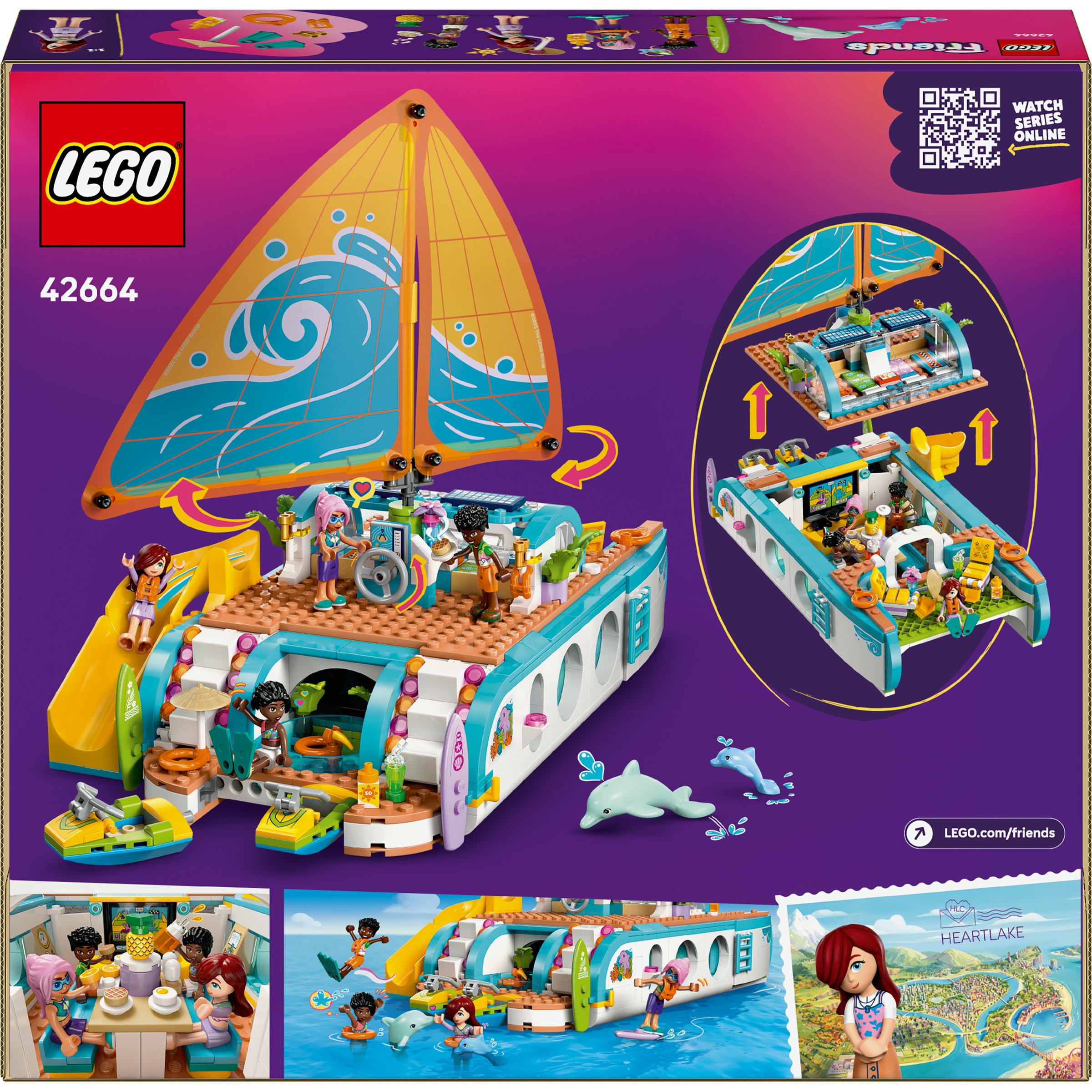 Juego de construcción Aventura en el Barco de Viaje LEGO Friends - 42664 8