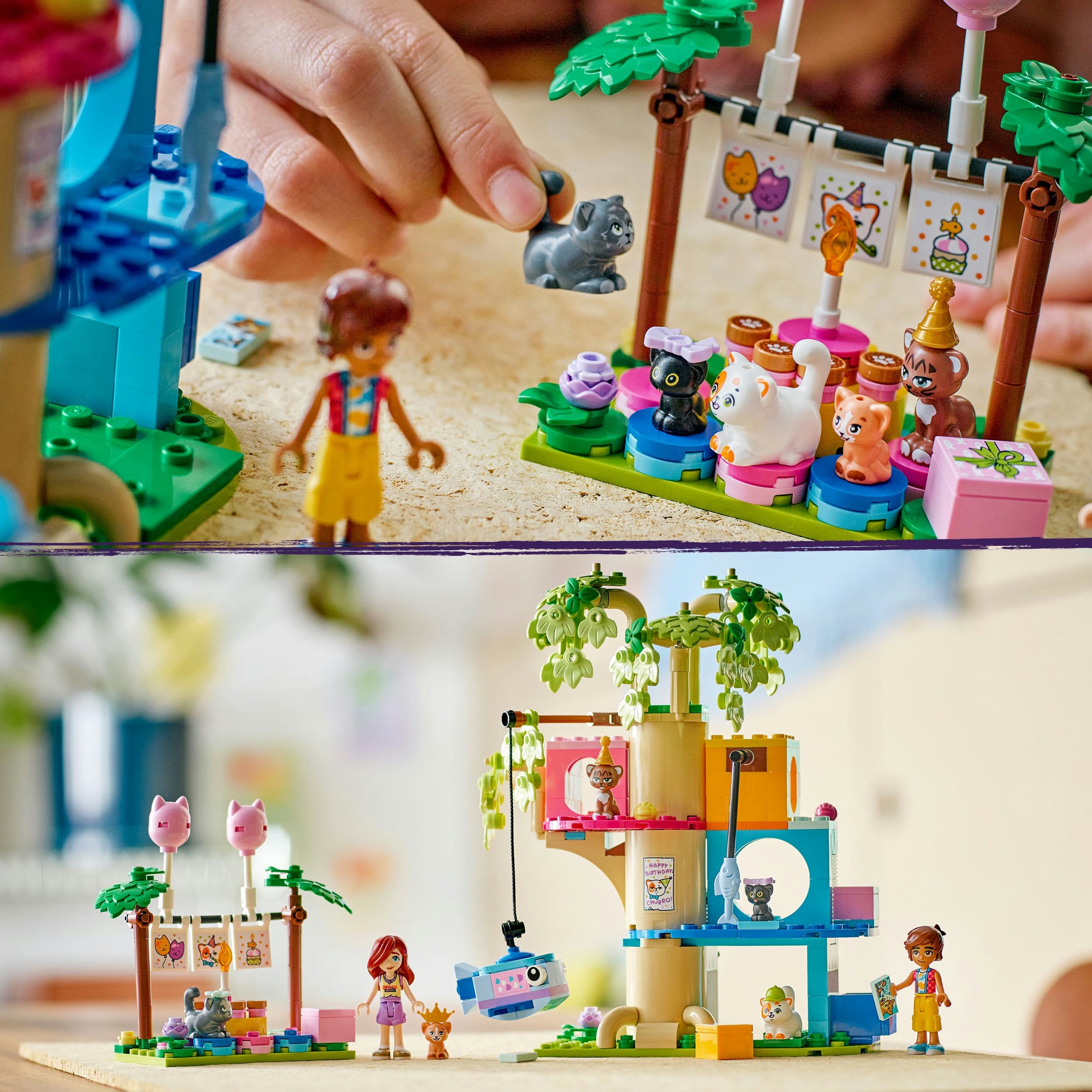 Juego de construcción Fiesta de Cumpleaños y Casa del Árbol Felina LEGO Friends - 42666 6