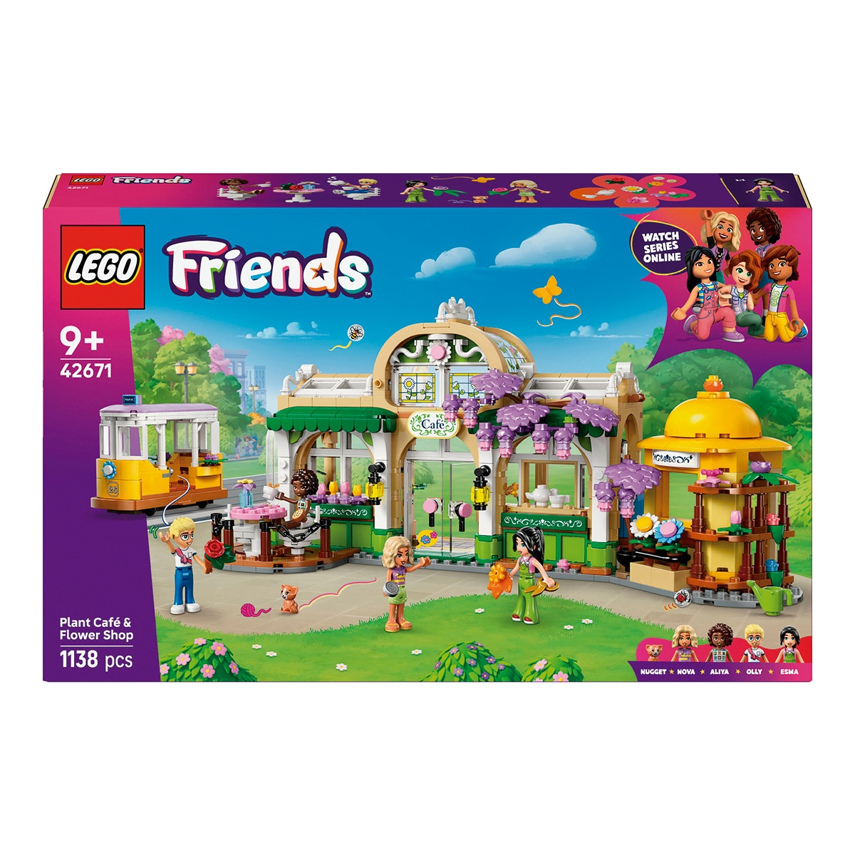 Imagen 0 de Juego de construcción Café Botánico y Floristería LEGO Friends - 42671