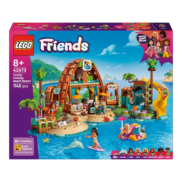 Juego de construcción Hotel de Vacaciones Familiares en la Playa Lego Friends