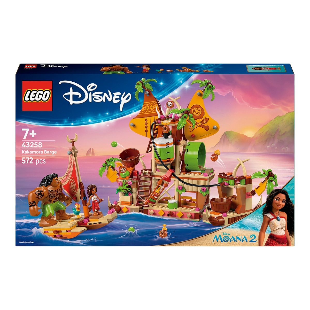 Imagen 0 de Juego de construcción Barcaza de los Kakamora LEGO Princess - 43258