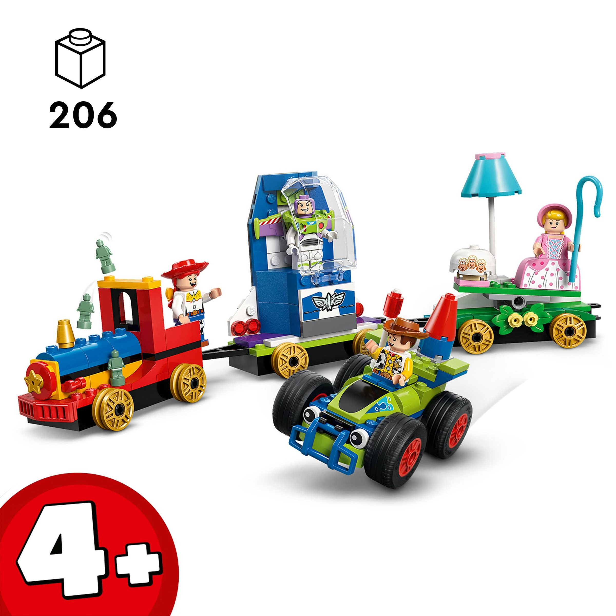 Juego de construcción Tren de Celebración de Toy Story y Coche RC LEGO Disney - 43264 3
