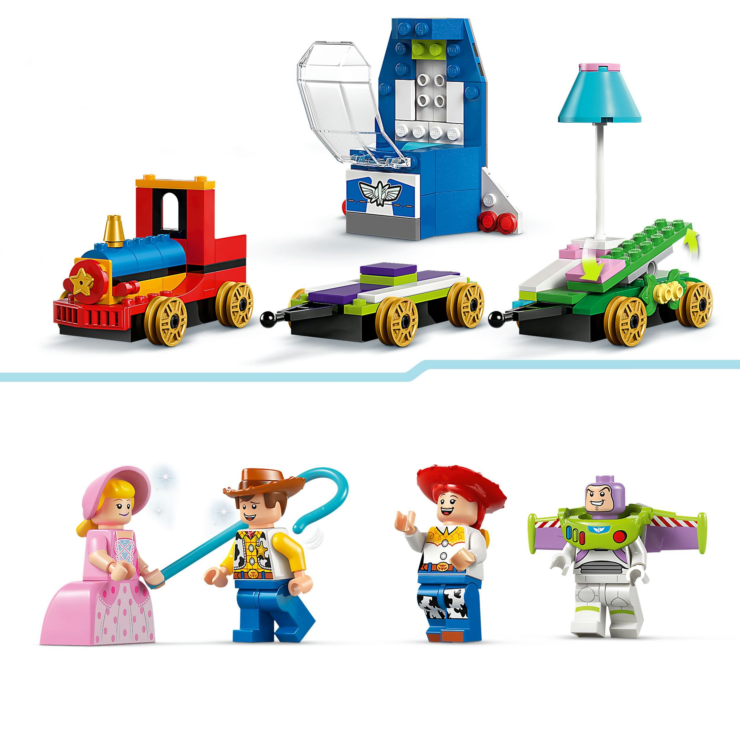 Juego de construcción Tren de Celebración de Toy Story y Coche RC LEGO Disney - 43264 5