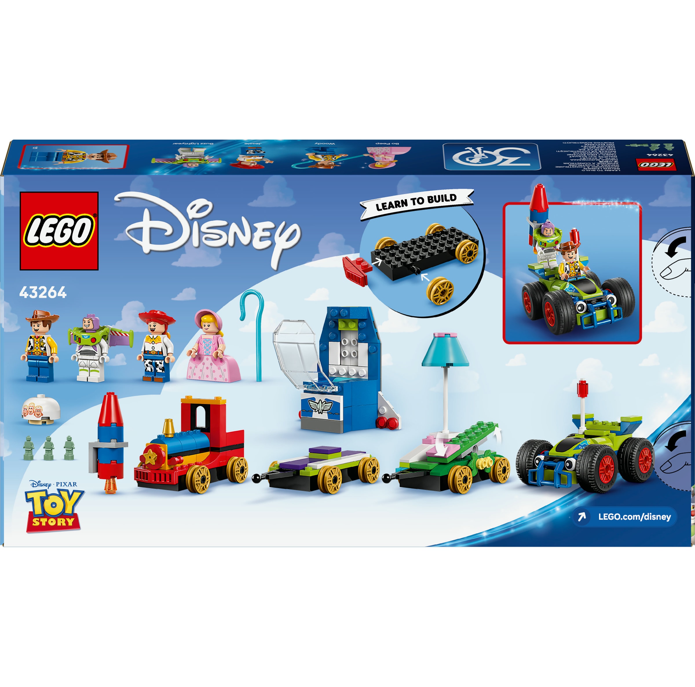 Juego de construcción Tren de Celebración de Toy Story y Coche RC LEGO Disney - 43264 8