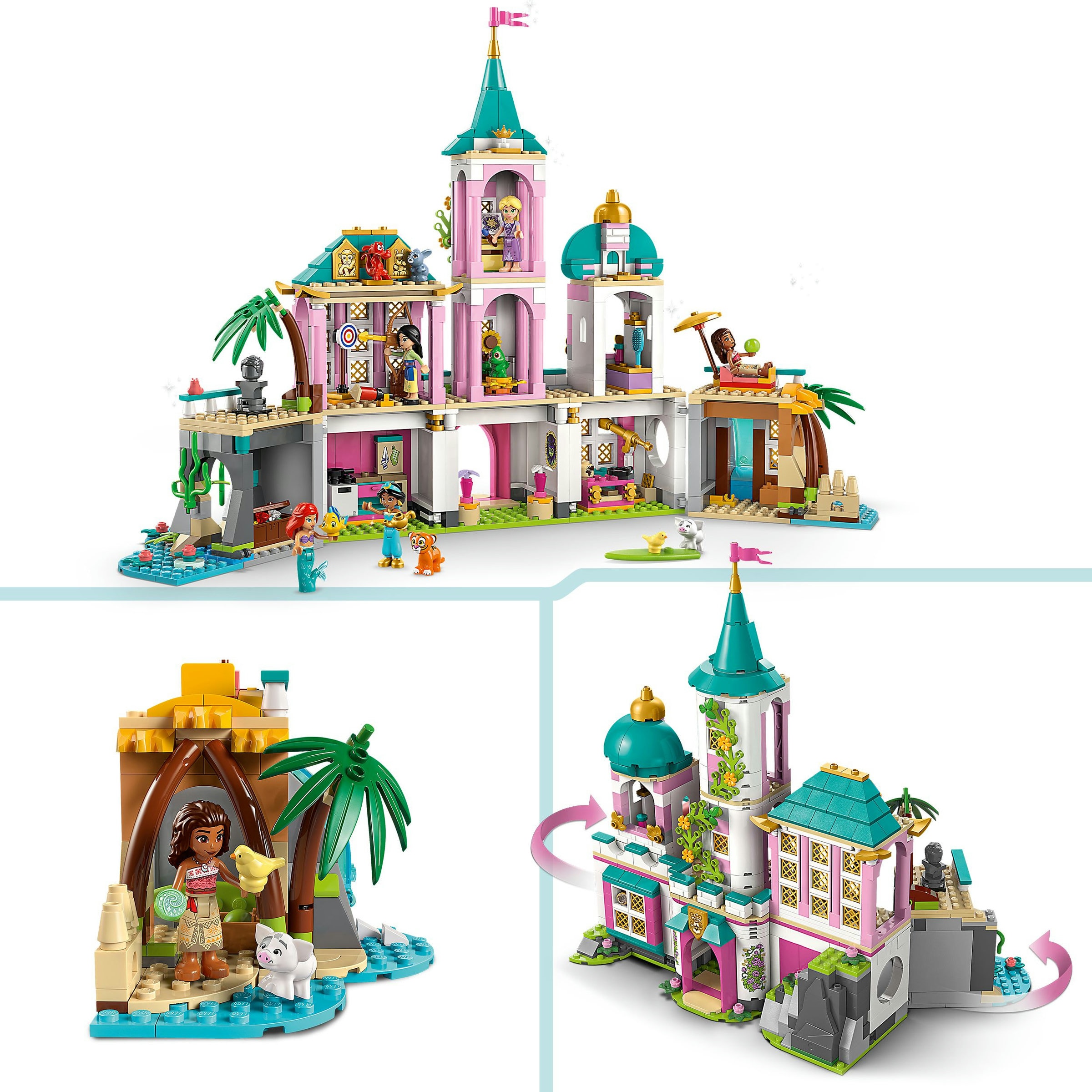 Juego de construcción Castillo de las Princesas y Mascotas Reales LEGO Princess - 43267 4