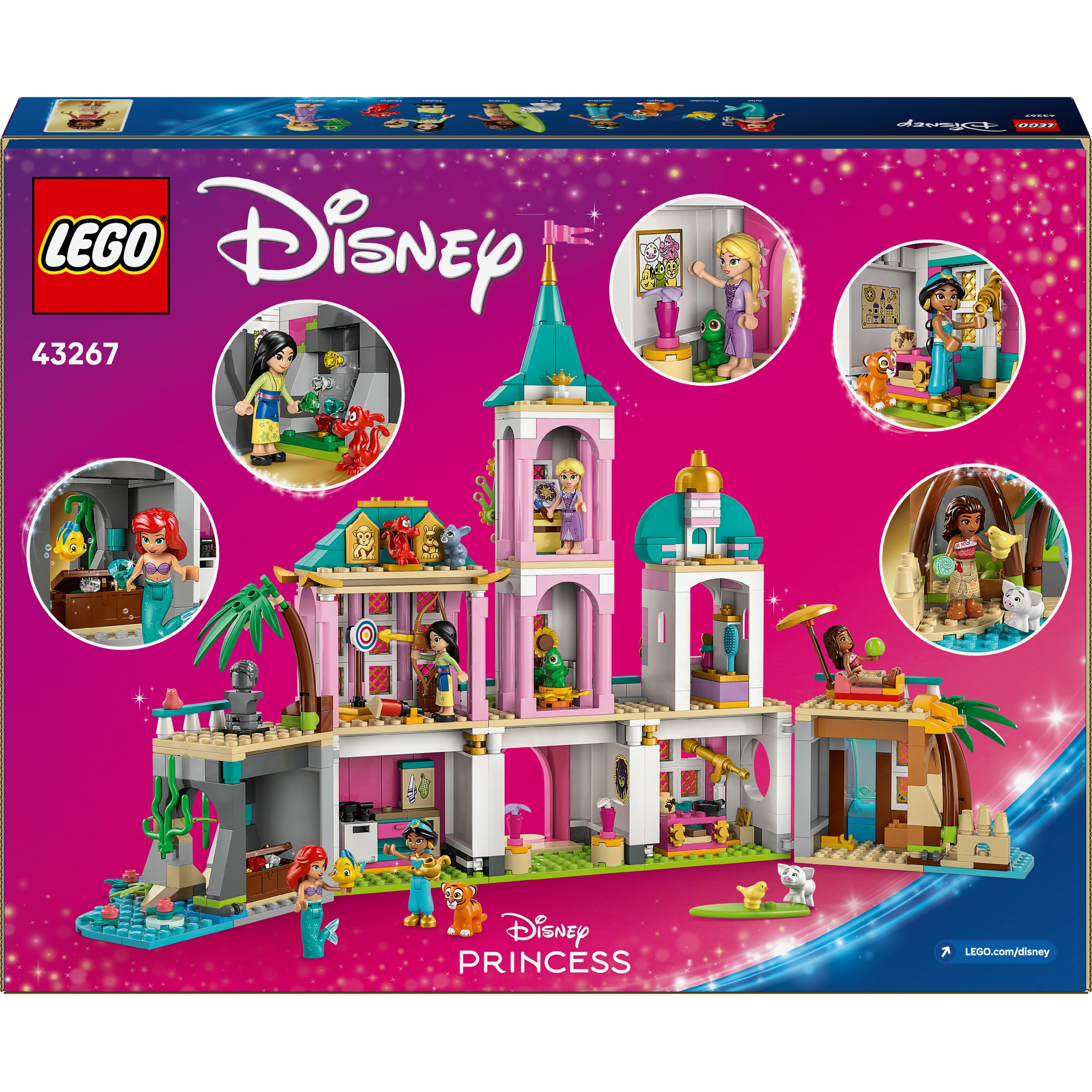 Juego de construcción Castillo de las Princesas y Mascotas Reales LEGO Princess - 43267 8