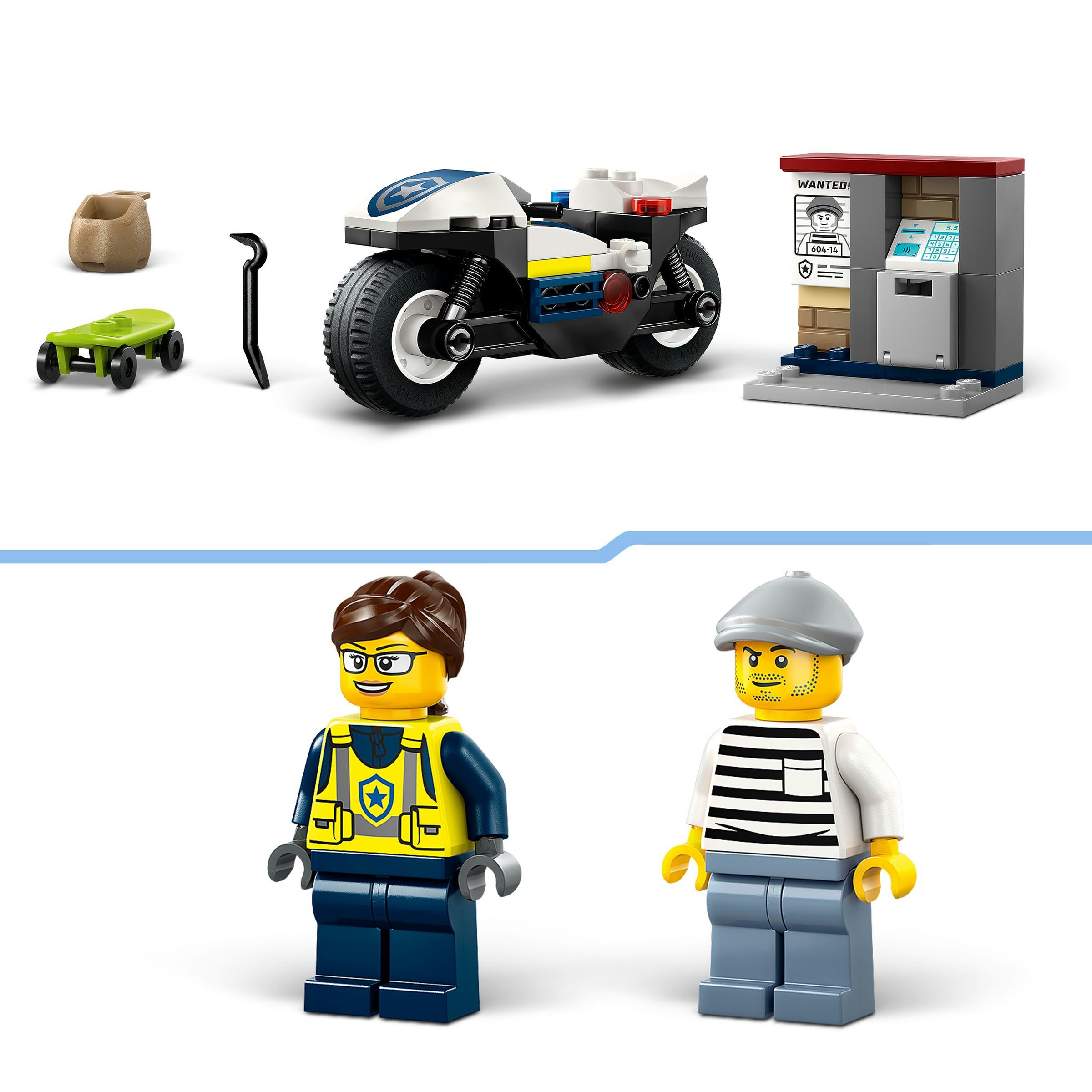 Juego de construcción Persecución en Moto de Policía LEGO City - 60455 5