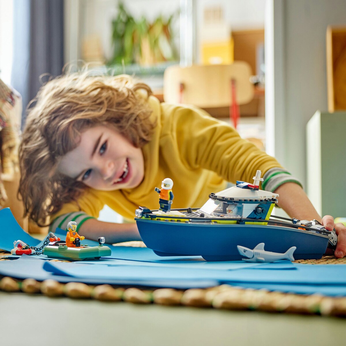 Dickie Toys Barco De Policía Teledirigido – RC Acuático Con Mando, Pilas Incluidas Y Carga USB, Para Niños Desde 6 Años