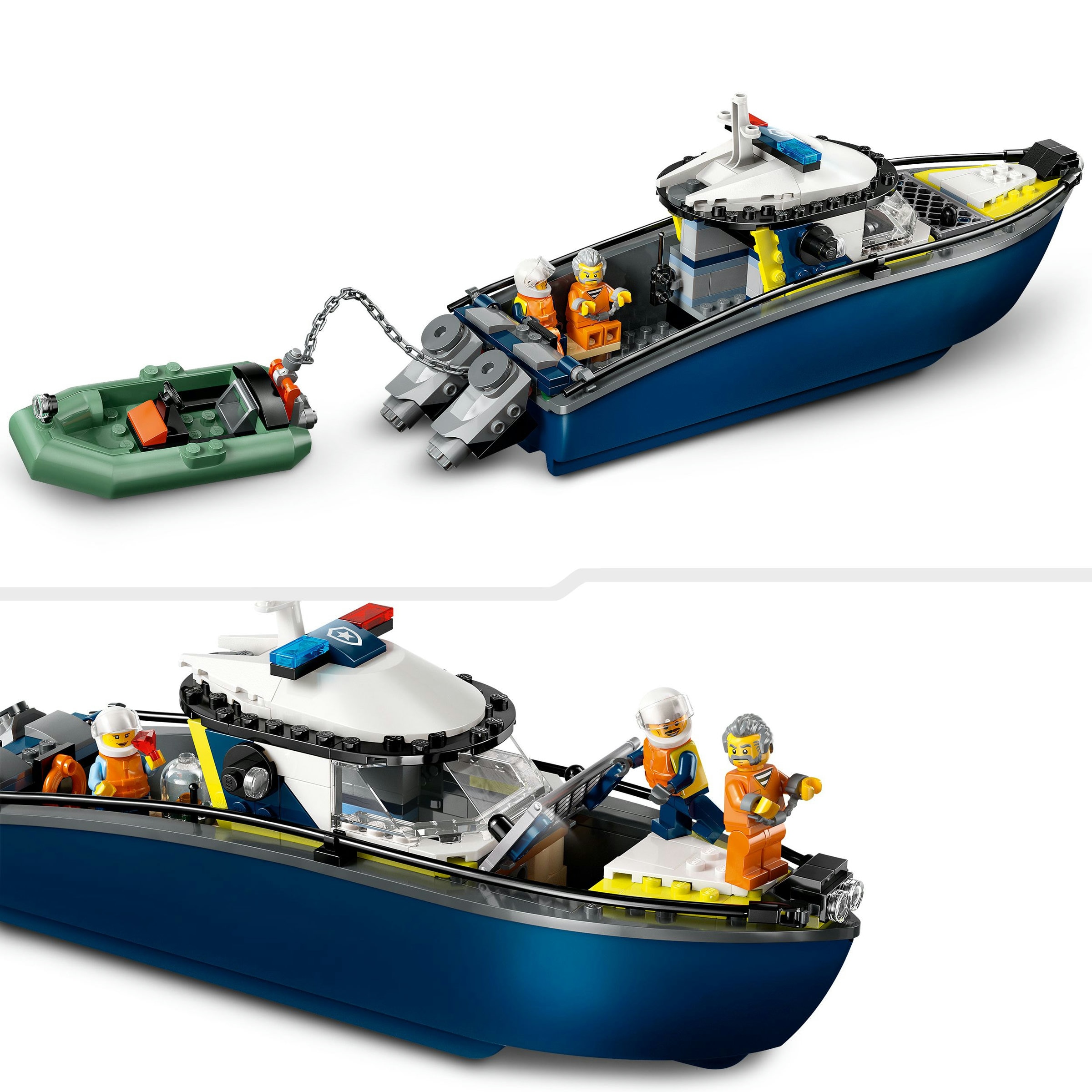 Juego de construcción Persecución en Barco de Policía LEGO City - 60456 5