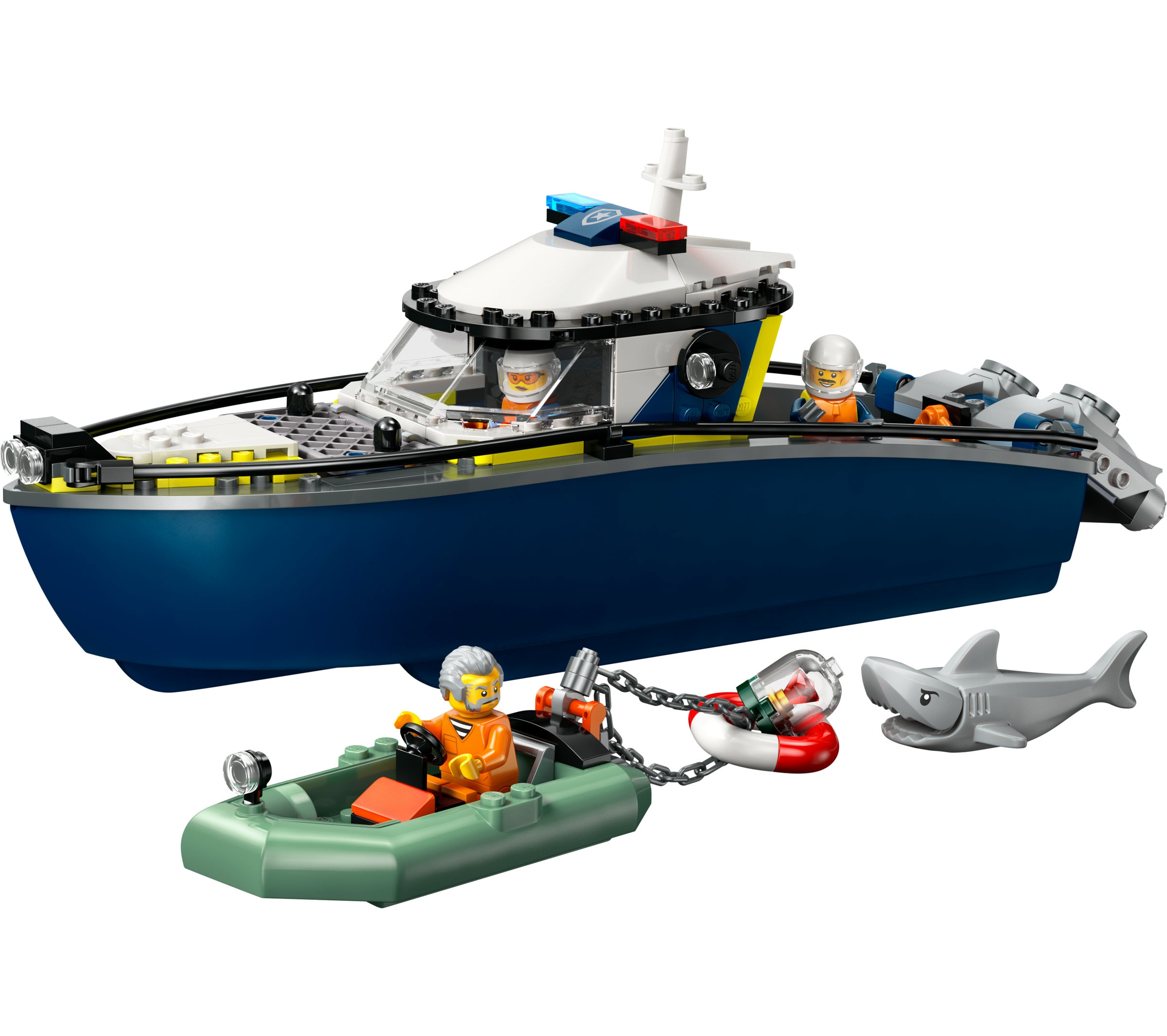 Juego de construcción Persecución en Barco de Policía LEGO City - 60456 8