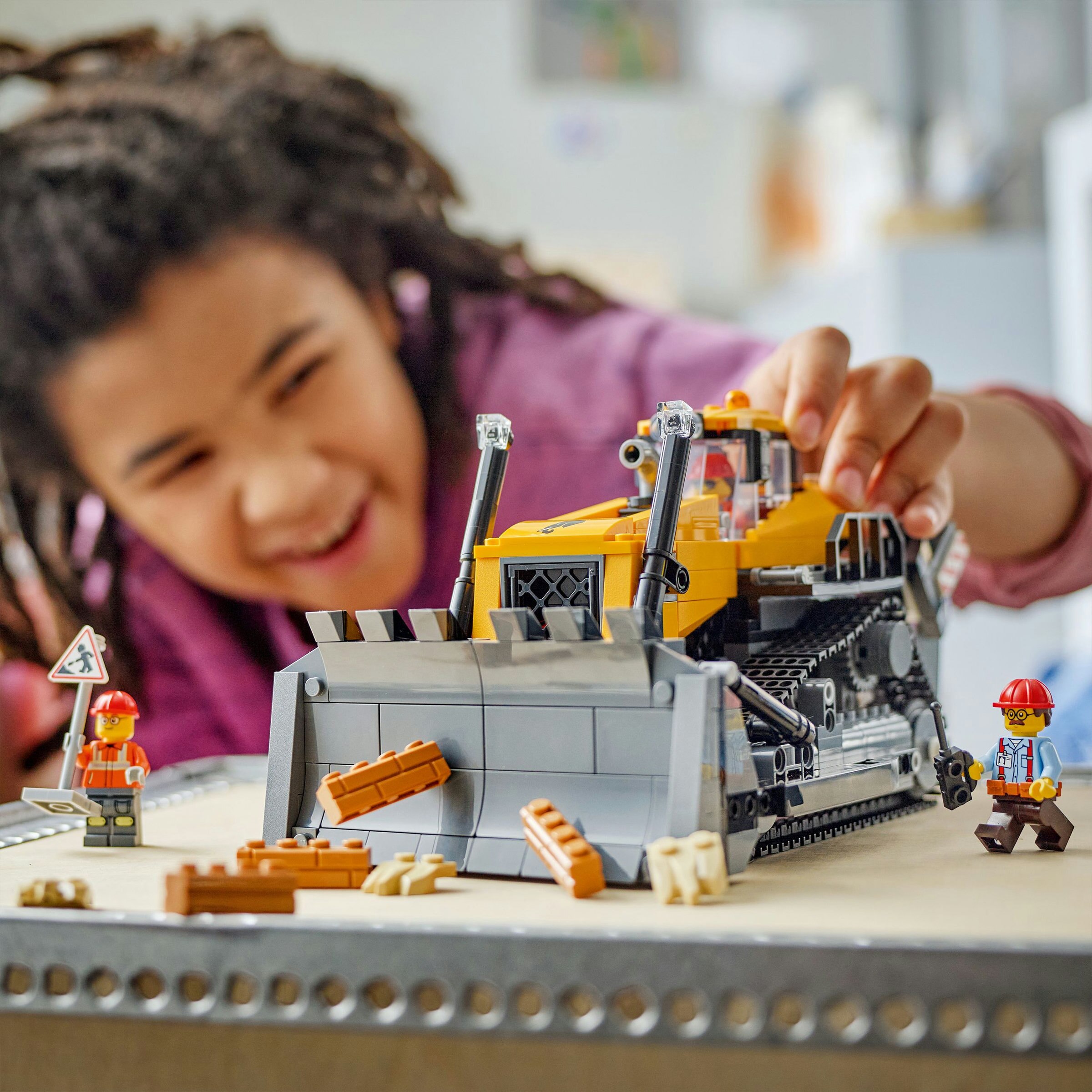 Juego de construcción Buldócer Amarillo LEGO City - 60466 2