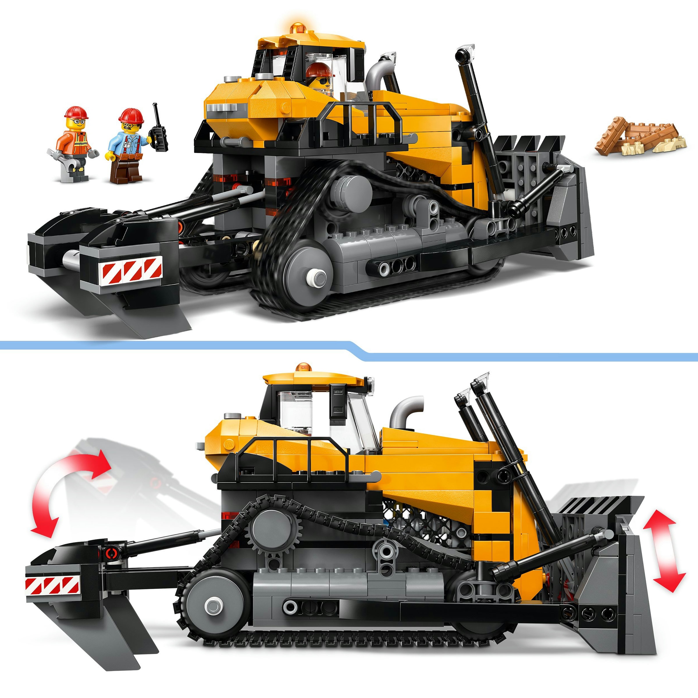 Juego de construcción Buldócer Amarillo LEGO City - 60466 4