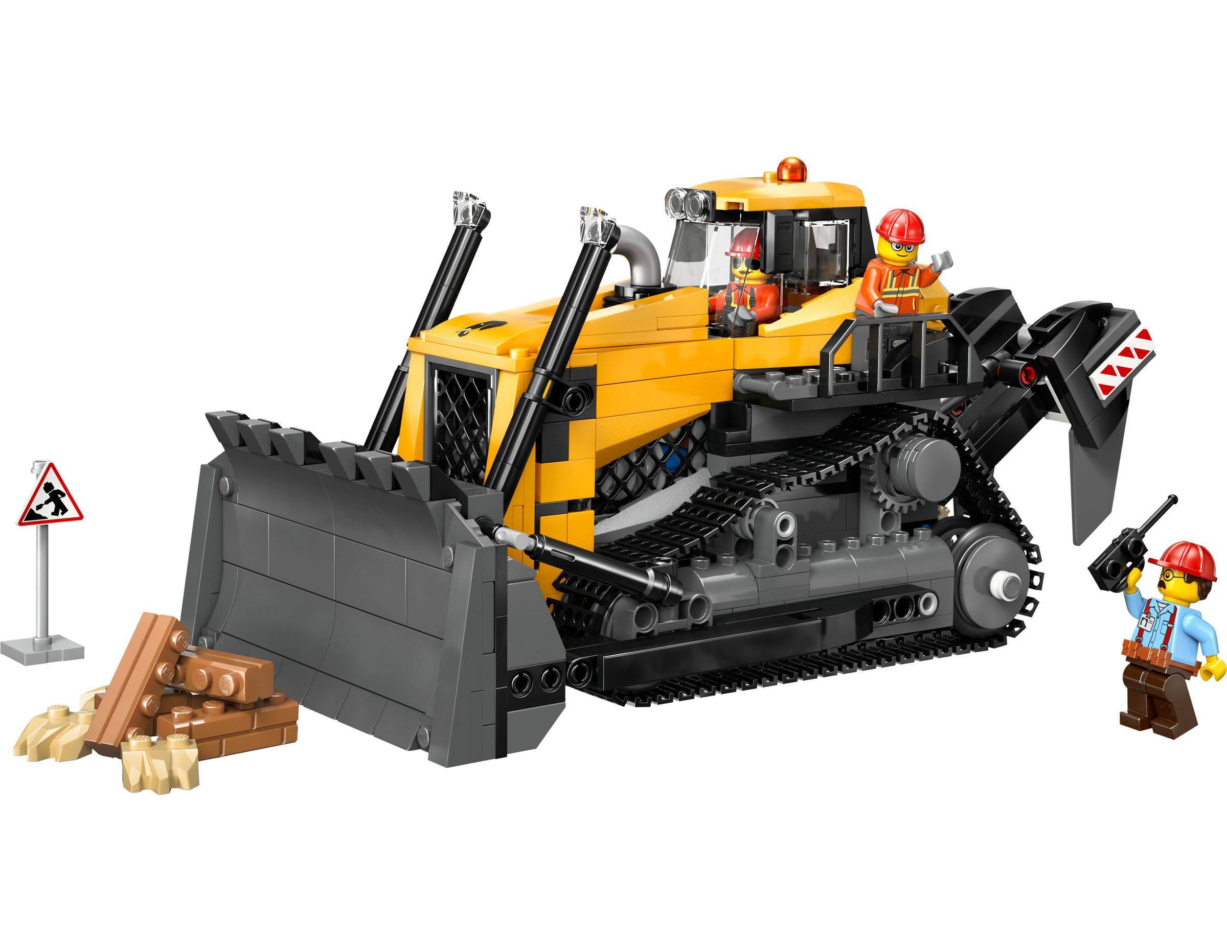 Juego de construcción Buldócer Amarillo LEGO City - 60466 7