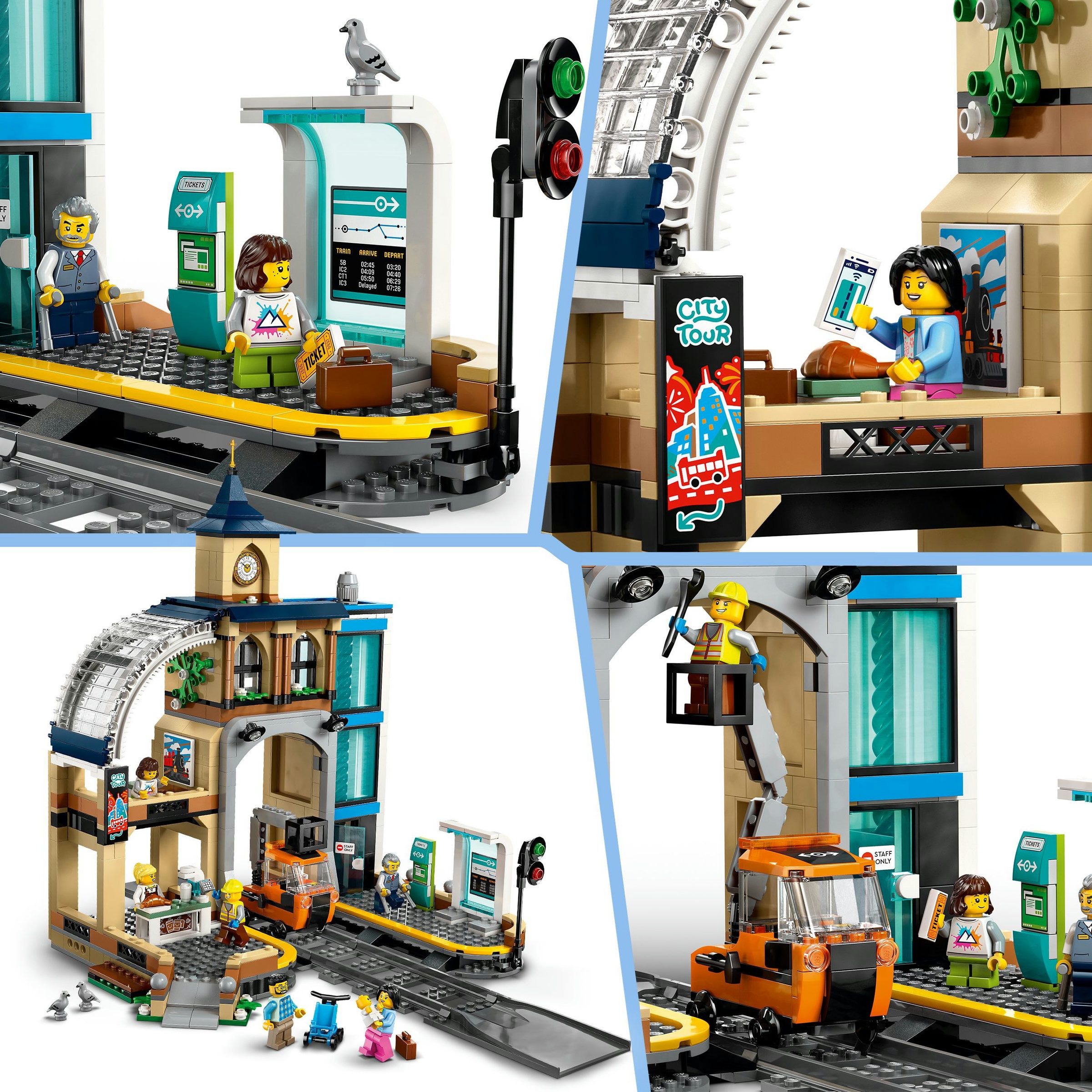 Juego de construcción Estación Central de Ferrocarril LEGO City - 60469 4