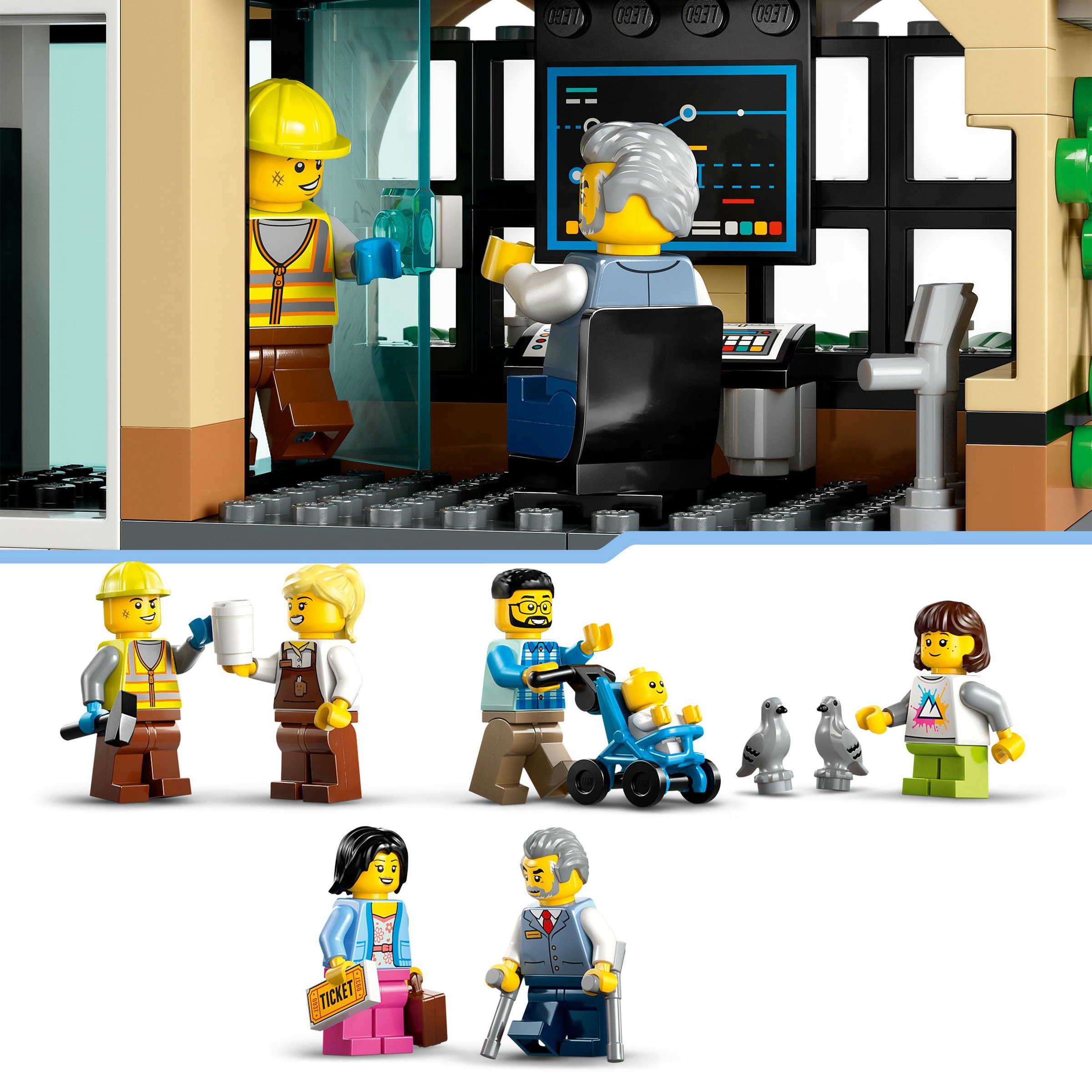 Juego de construcción Estación Central de Ferrocarril LEGO City - 60469 5