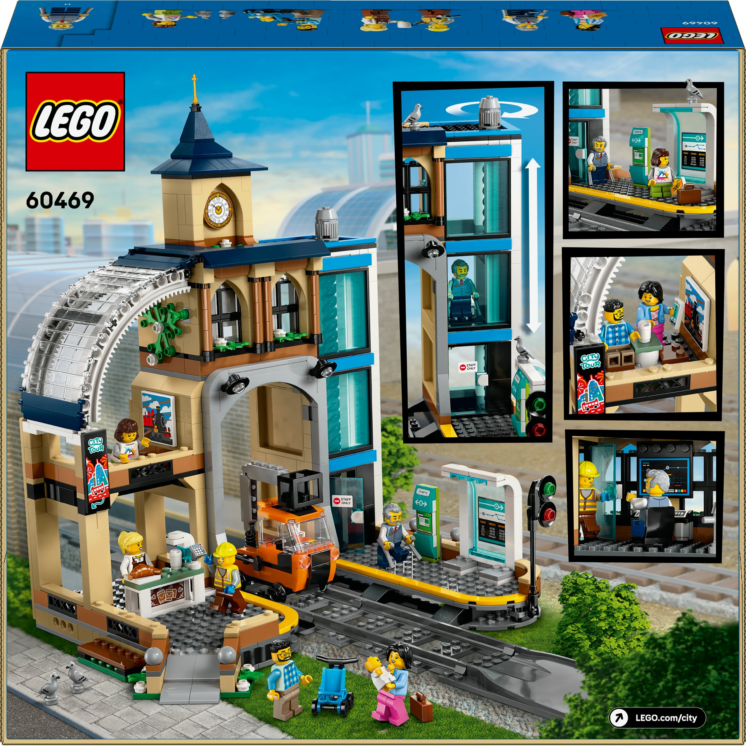 Juego de construcción Estación Central de Ferrocarril LEGO City - 60469 8