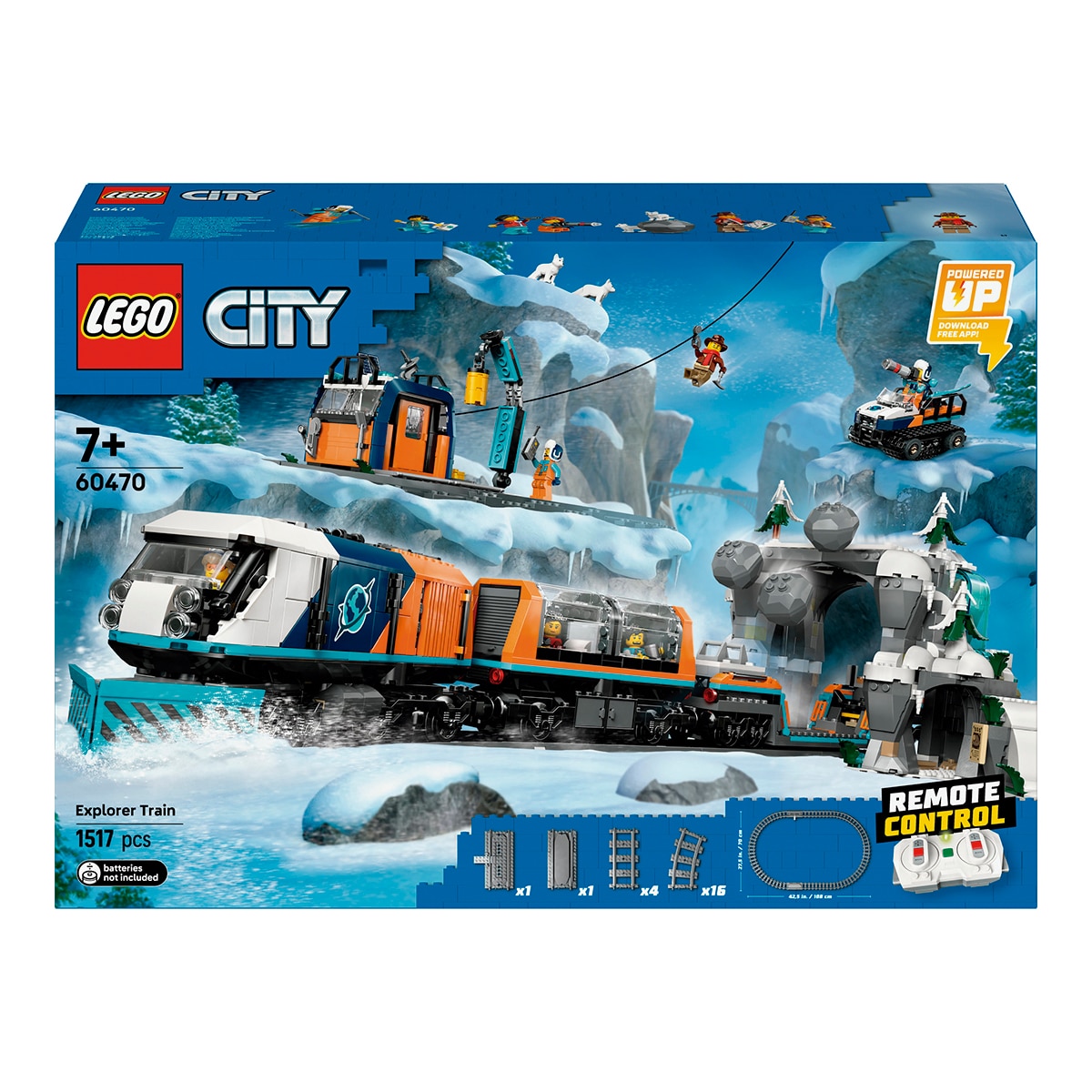 LEGO – Juego de construcción Tren Expreso Polar Ártico de los Exploradores Lego City.