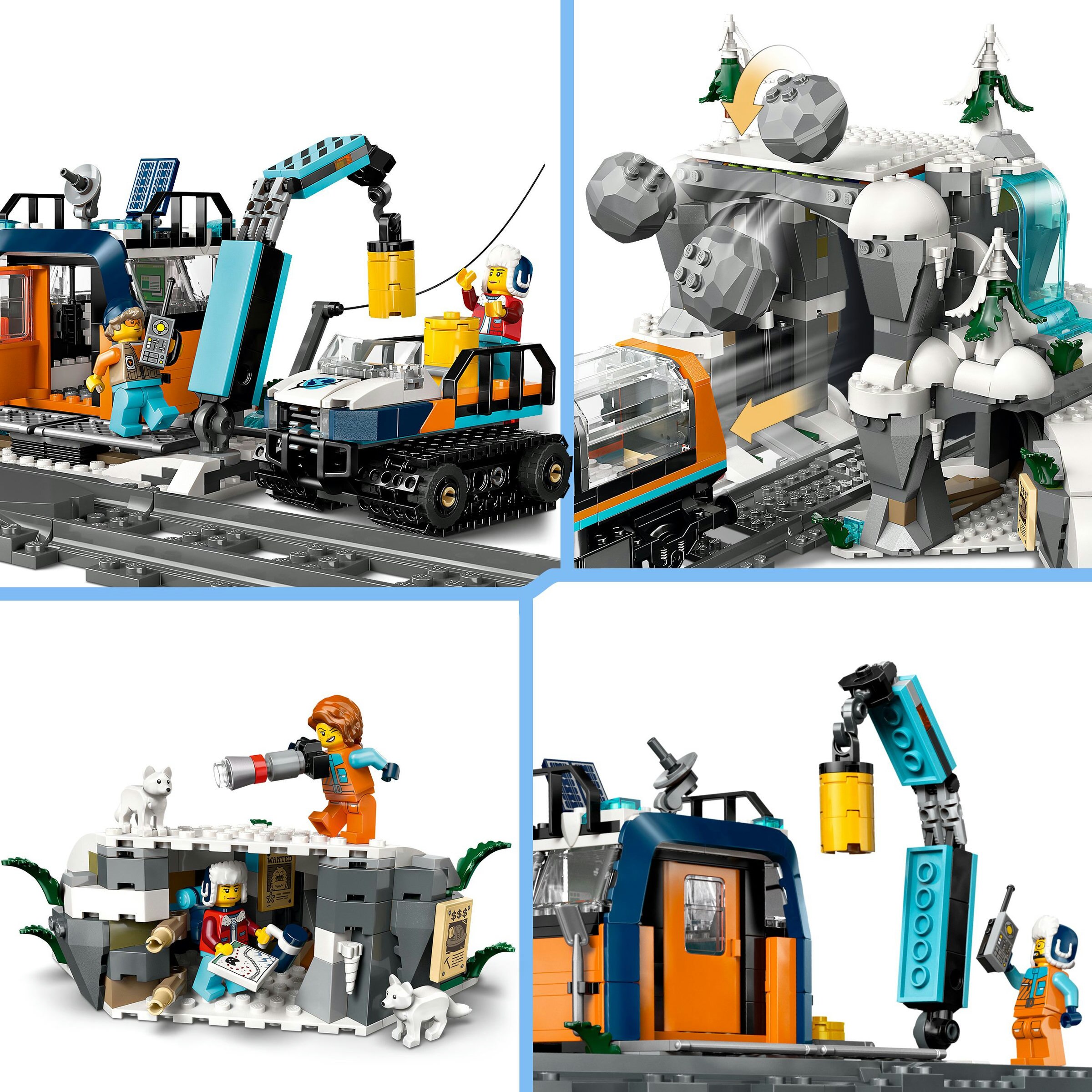 Juego de construcción Tren Expreso Polar Ártico de los Exploradores LEGO City - 60470 5