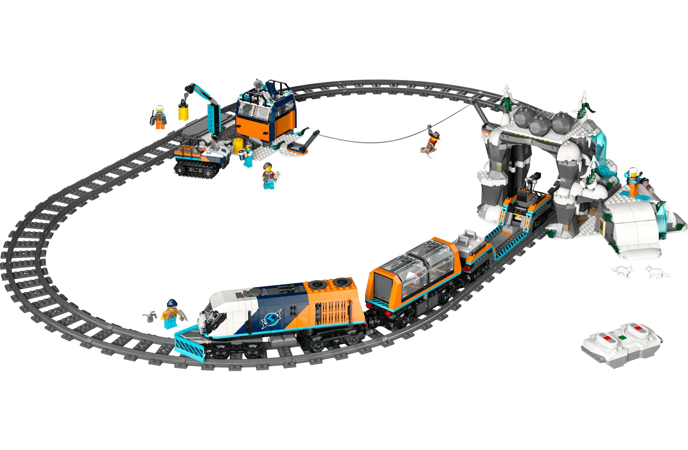 Juego de construcción Tren Expreso Polar Ártico de los Exploradores LEGO City - 60470 7