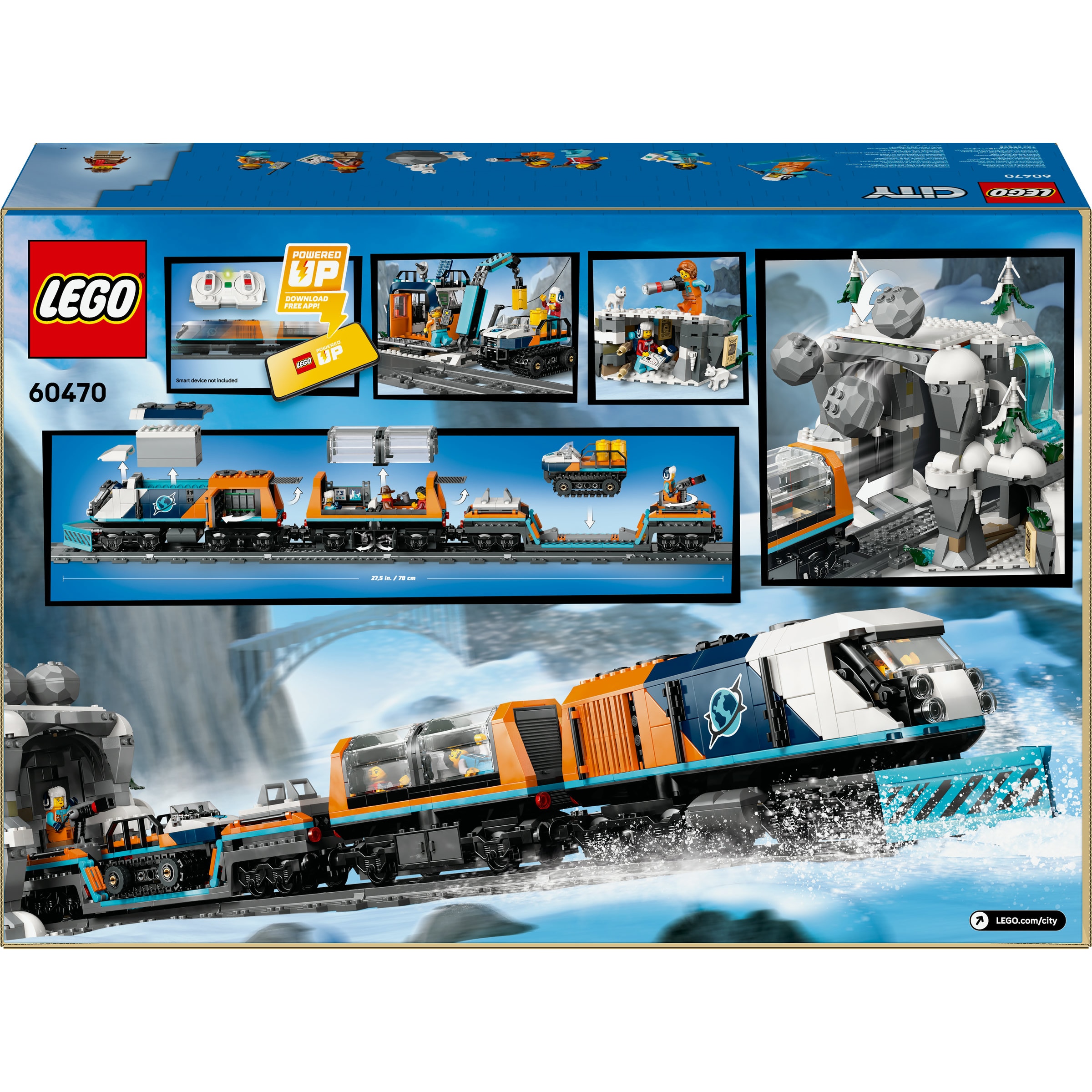 Juego de construcción Tren Expreso Polar Ártico de los Exploradores LEGO City - 60470 8