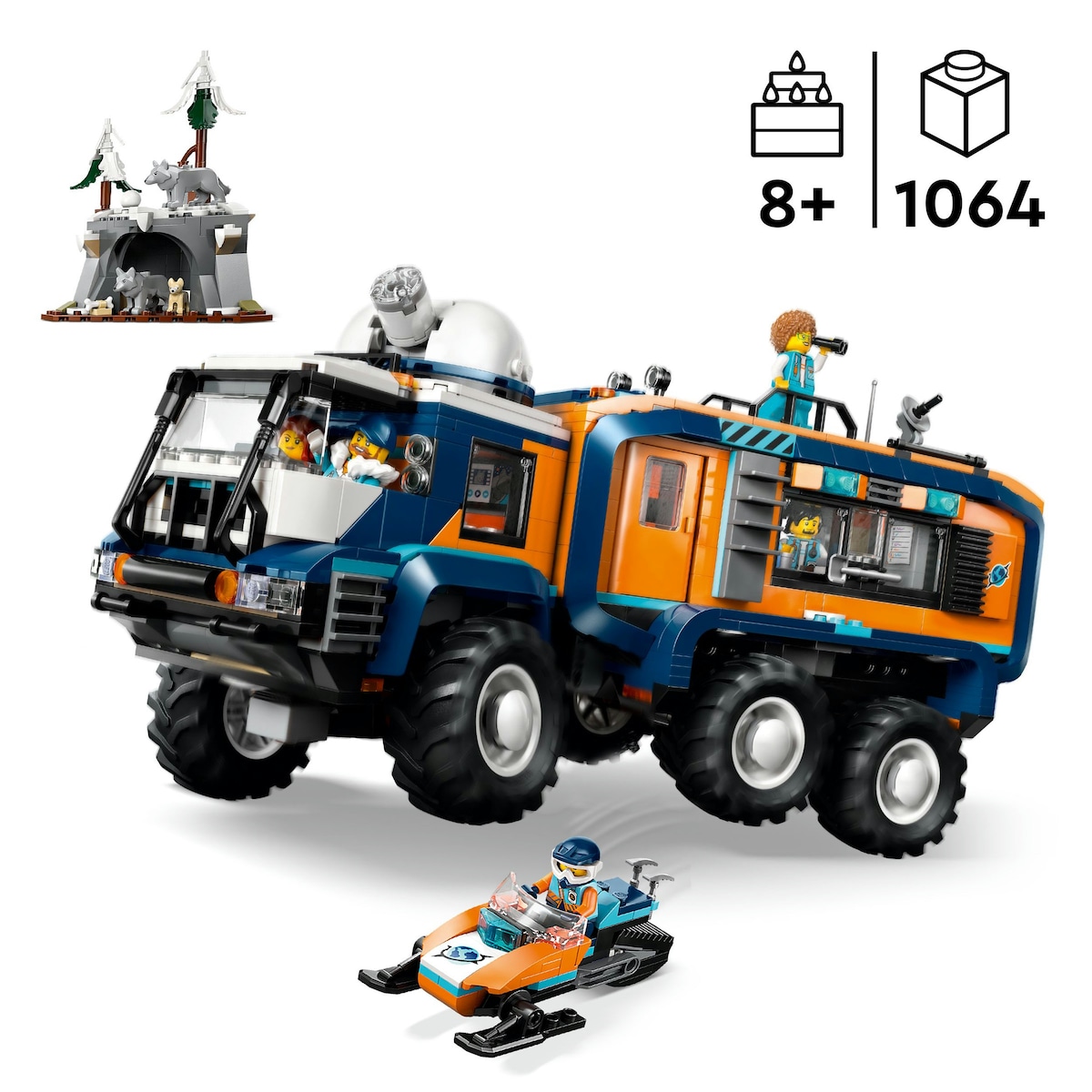 Juego de construcción Laboratorio Científico Móvil de los Exploradores Árticos LEGO City - 60471 3
