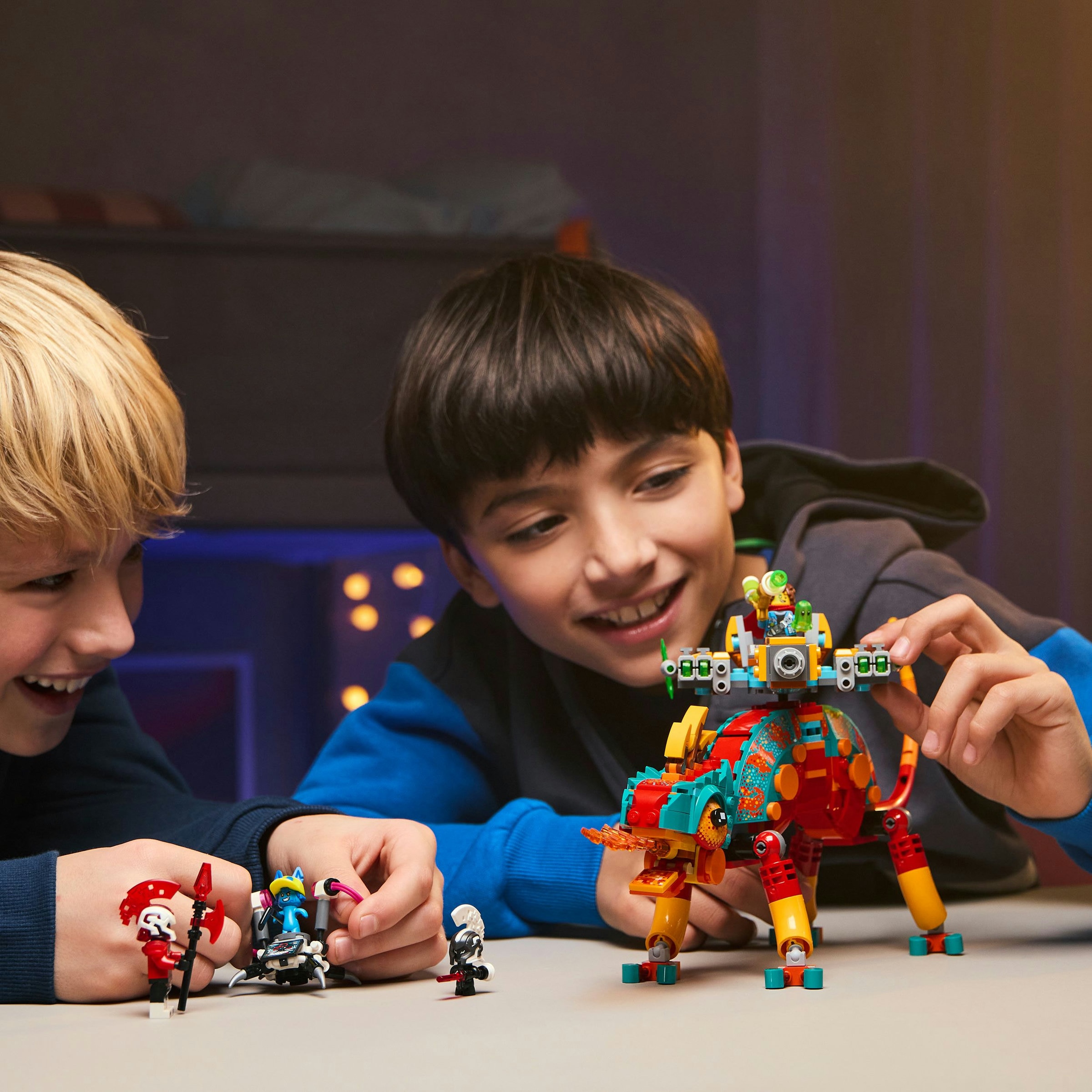Juego de construcción Camaleón Llameante de Mateo LEGO Dreamzzz