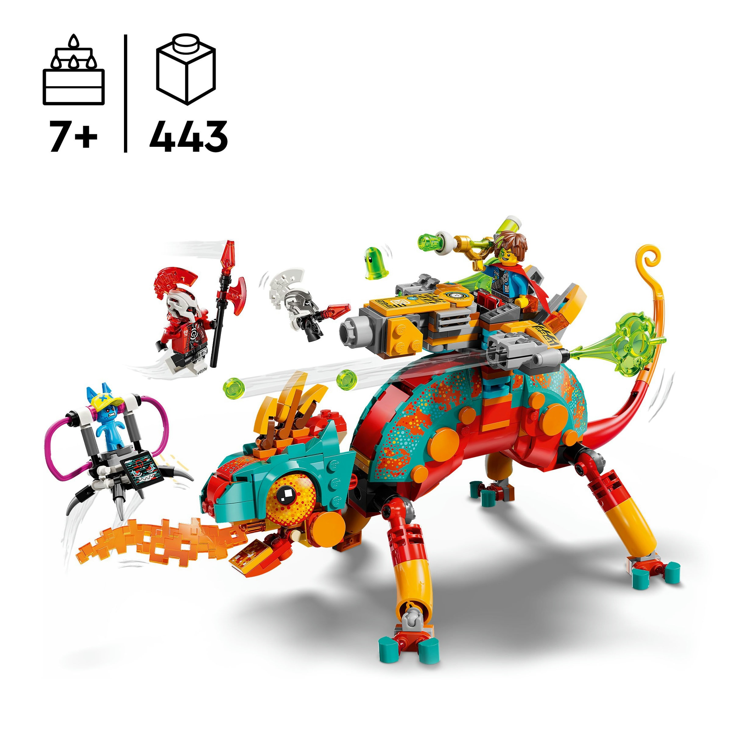 Juego de construcción Camaleón Llameante de Mateo LEGO Dreamzzz