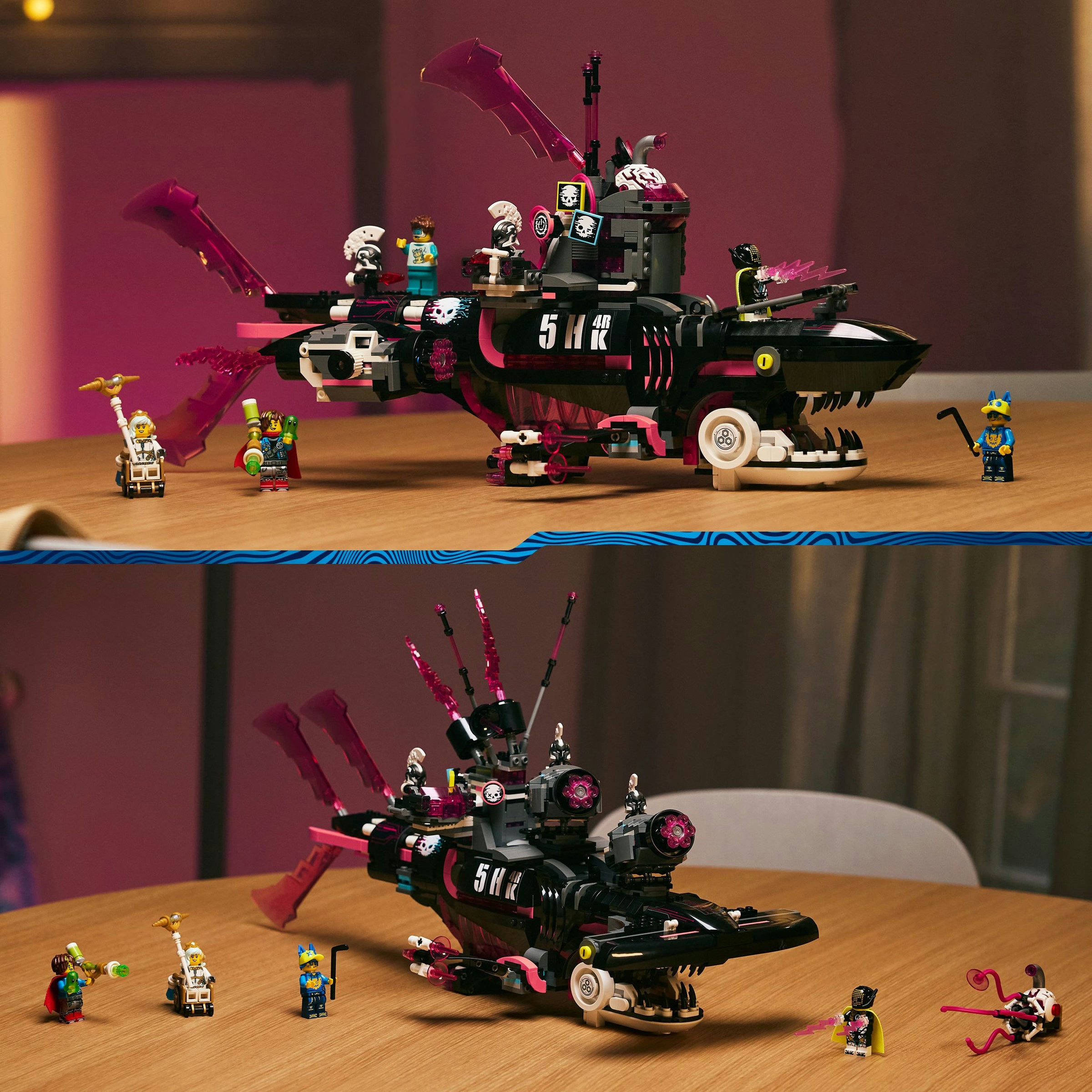Juego de construcción Submarino-Tiburón de las Pesadillas LEGO Dreamzzz - 71500 6