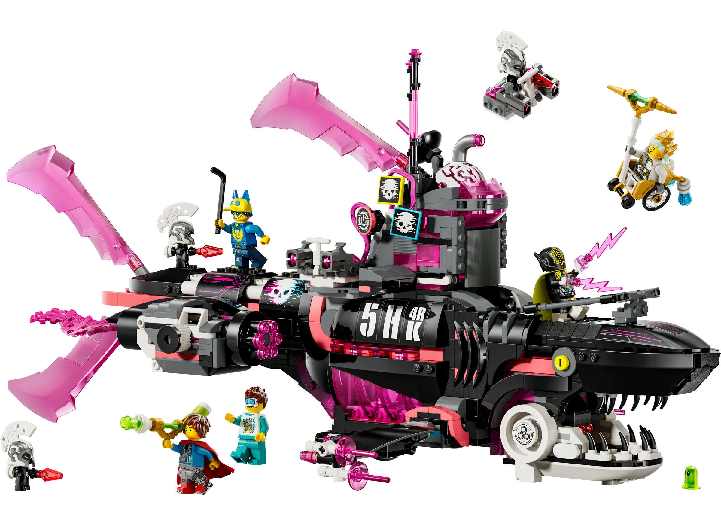 Juego de construcción Submarino-Tiburón de las Pesadillas LEGO Dreamzzz - 71500 7