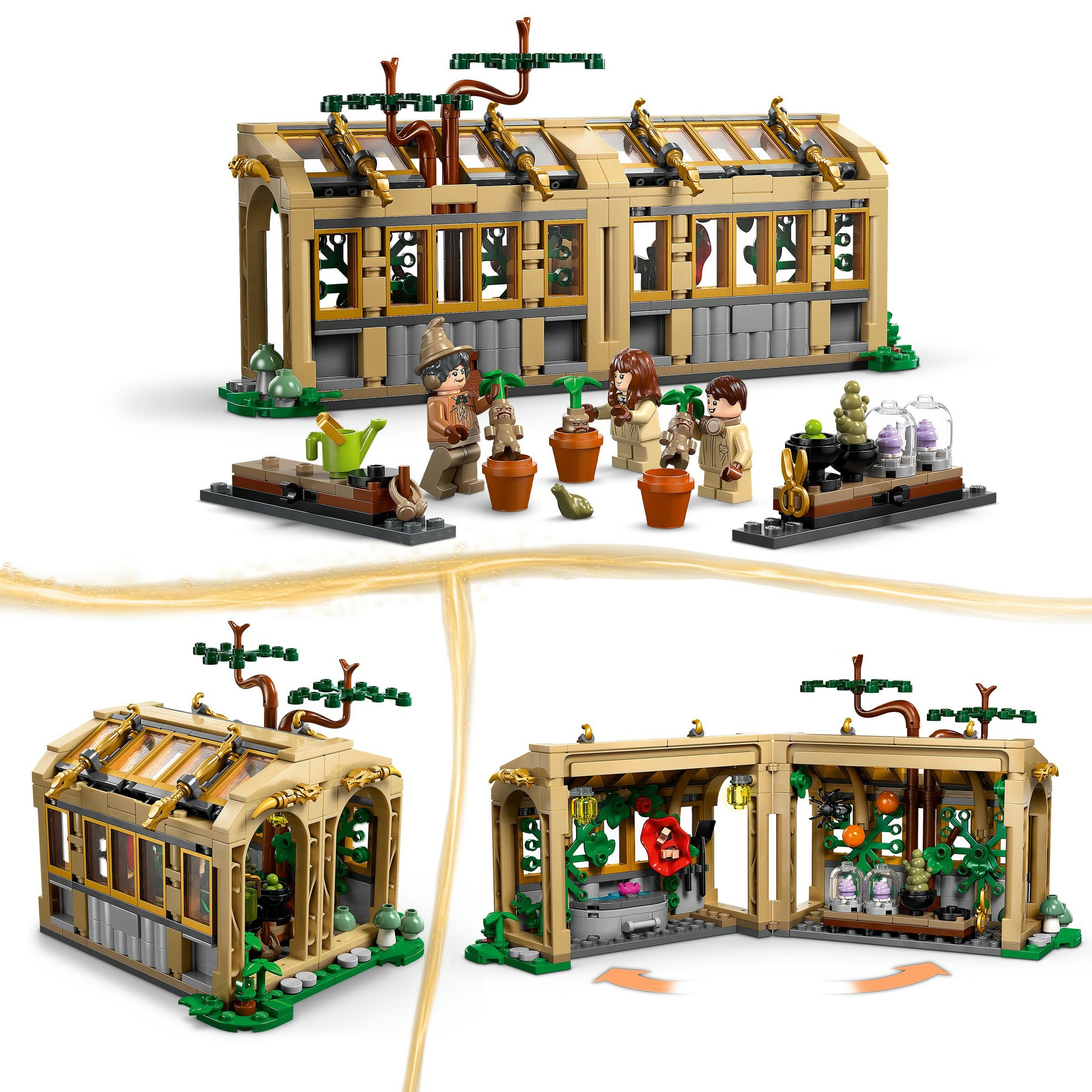 Juego de construcción Castillo de Hogwarts: Clase de Herbología LEGO Harry Potter - 76445 4