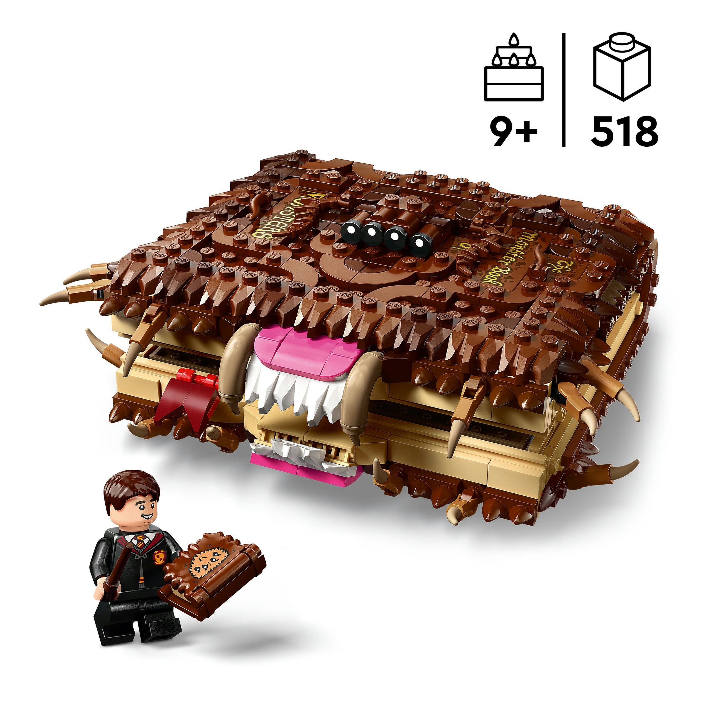 Juego de construcción Monstruoso Libro de los Monstruos Mordedor LEGO Harry Potter - 76449 3