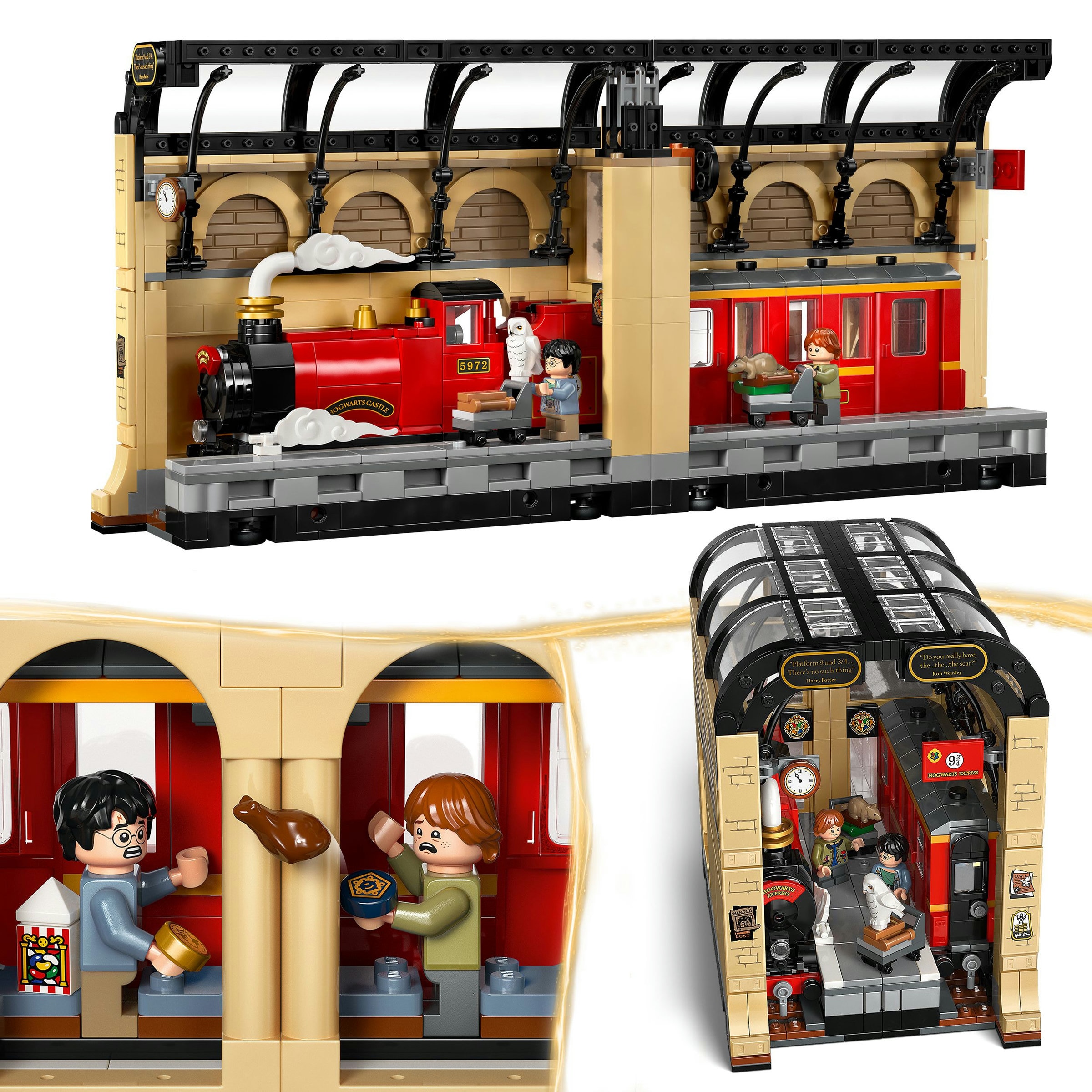 Juego de construcción Rincón entre Libros: Expreso de Hogwarts LEGO Harry Potter - 76450 5