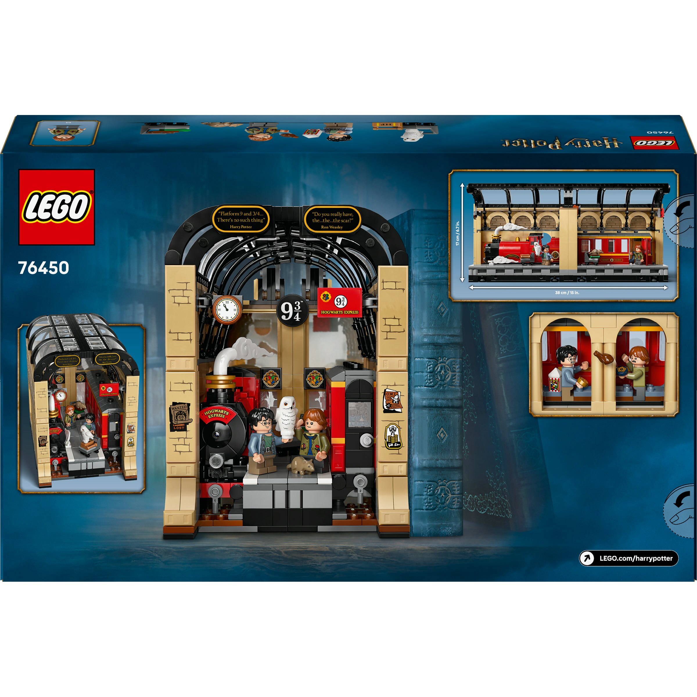 Juego de construcción Rincón entre Libros: Expreso de Hogwarts LEGO Harry Potter - 76450 9