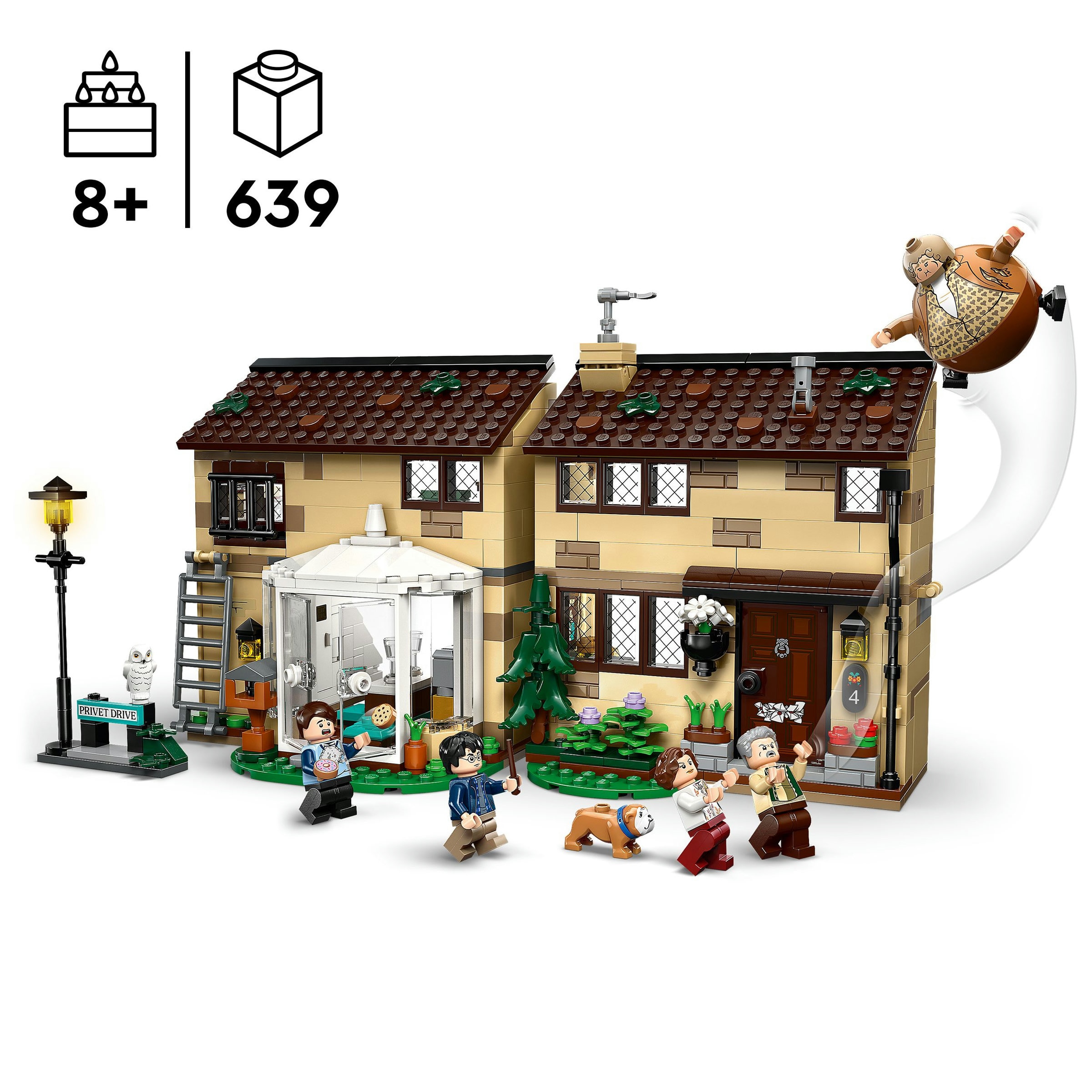Juego de construcción Privet Drive: Visita de Tía Marge LEGO Harry Potter - 76451 4
