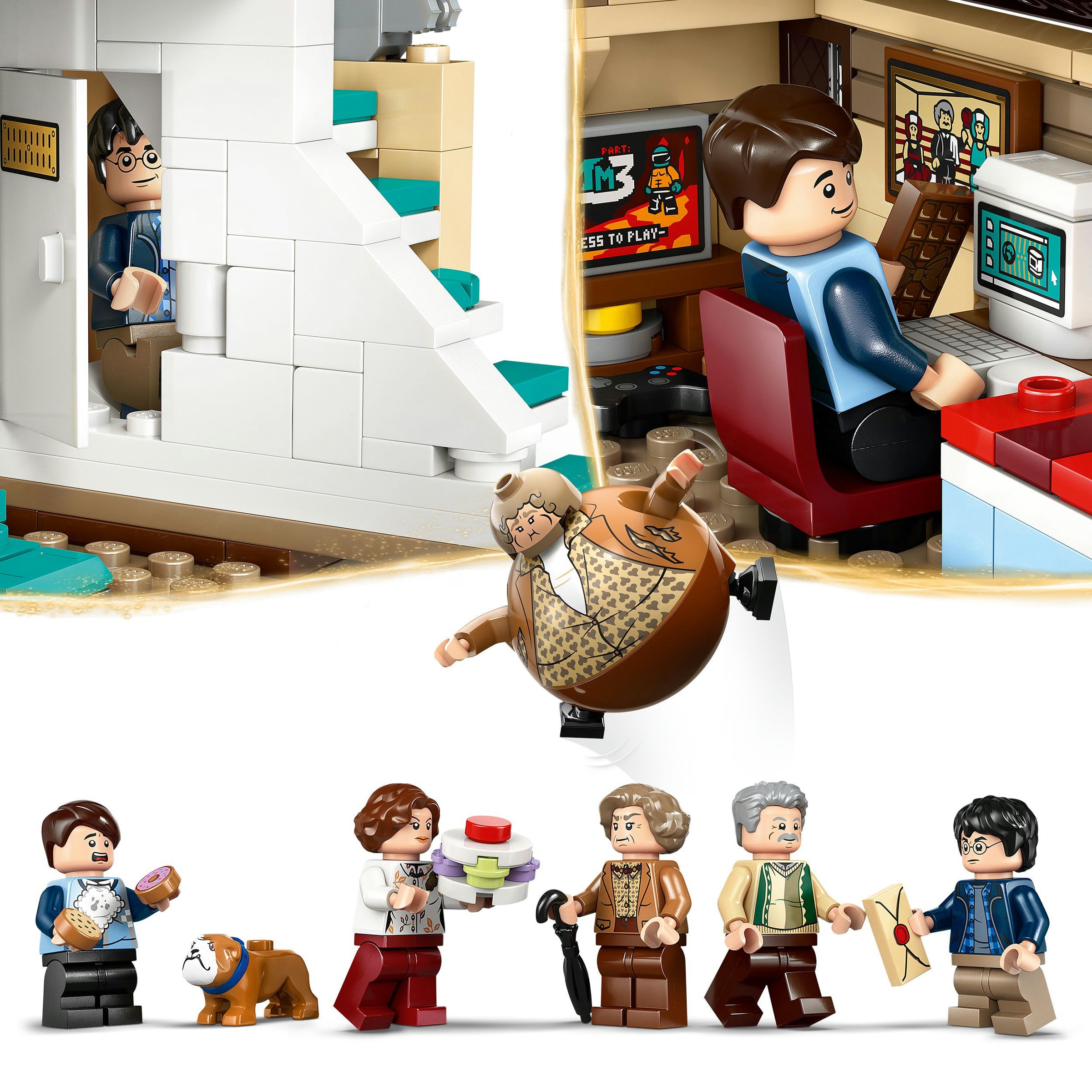 Juego de construcción Privet Drive: Visita de Tía Marge LEGO Harry Potter - 76451 6
