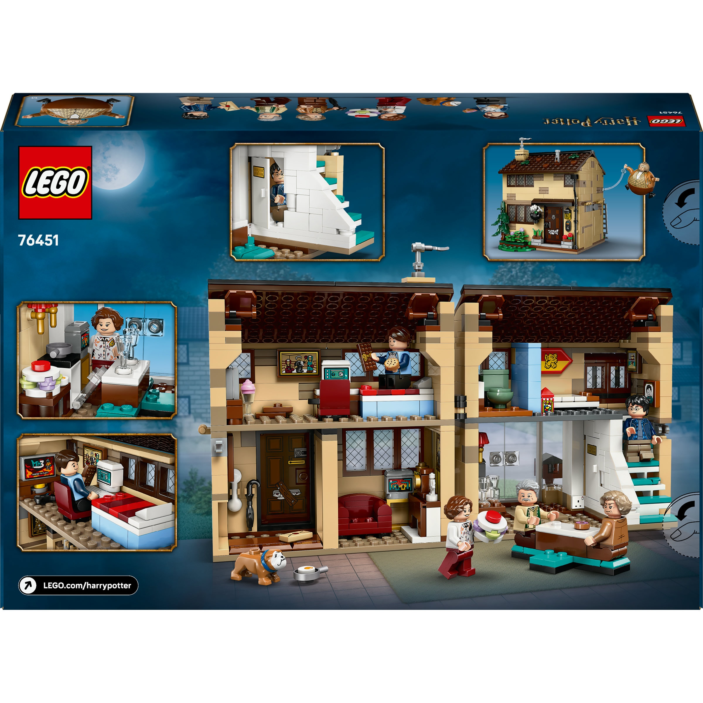 Juego de construcción Privet Drive: Visita de Tía Marge LEGO Harry Potter - 76451 9