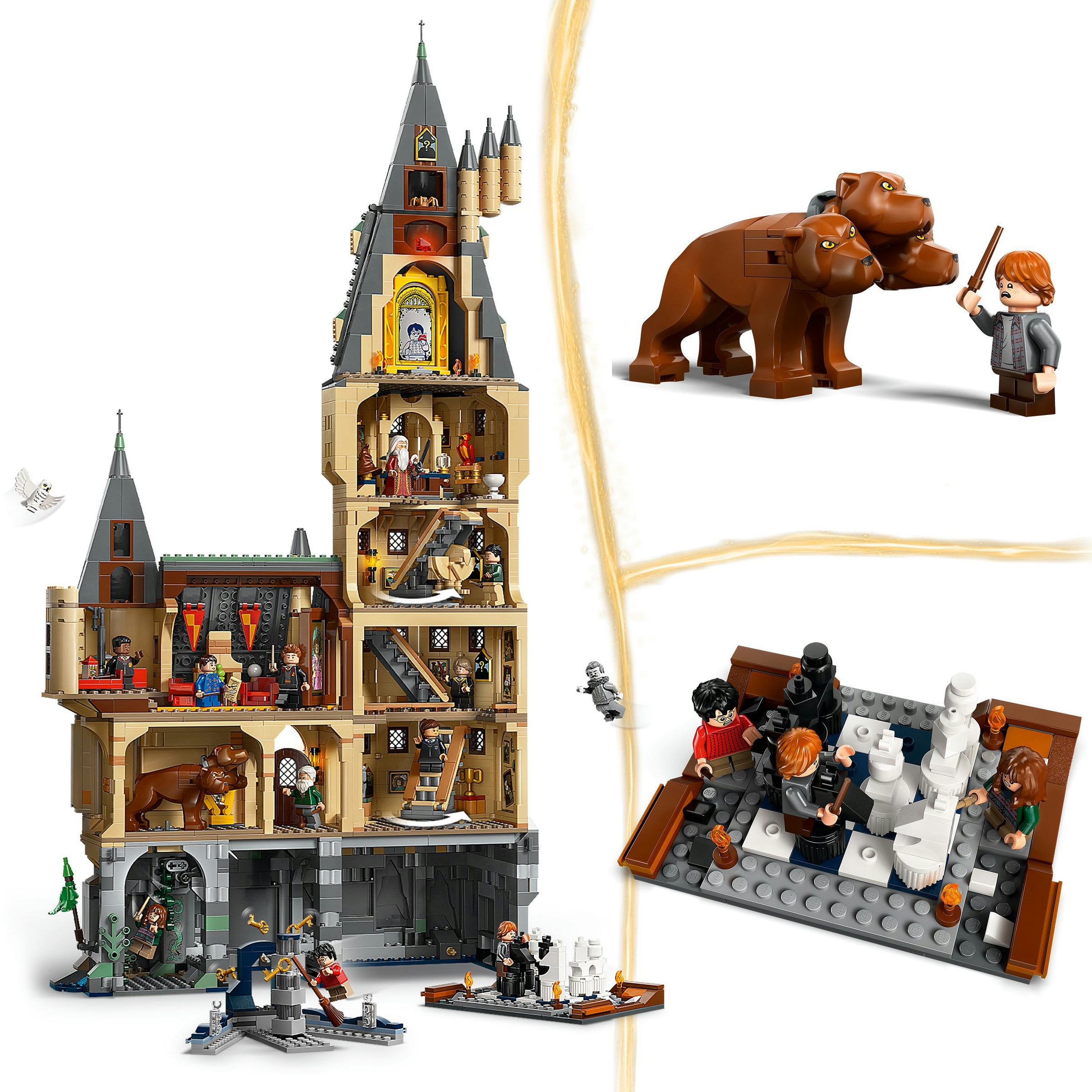 Juego de construcción Castillo de Hogwarts?: Torre Central LEGO Harry Potter - 76454 4