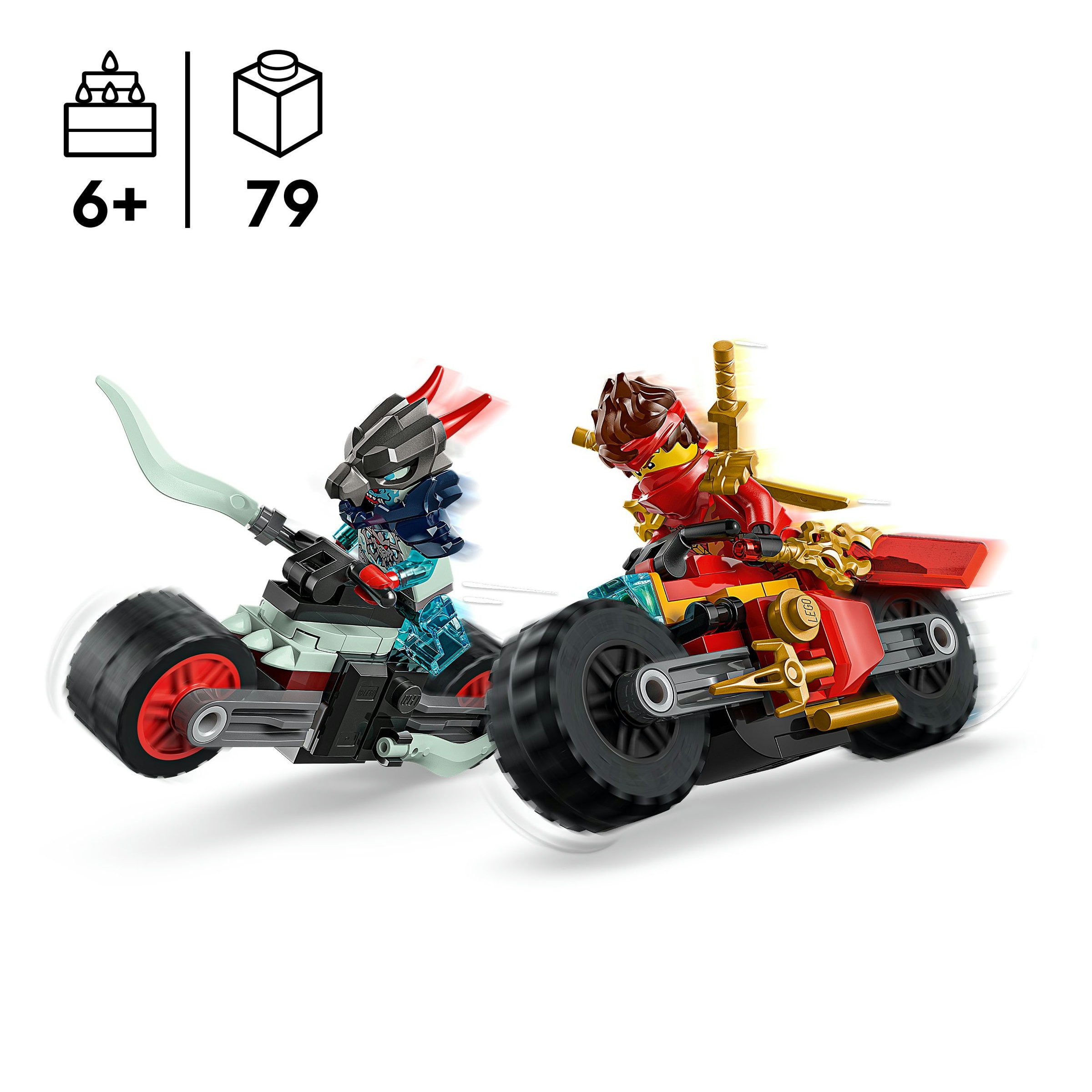 Juego de construcción Carrera Relámpago en Moto de Kai LEGO Ninjago - 71838 3