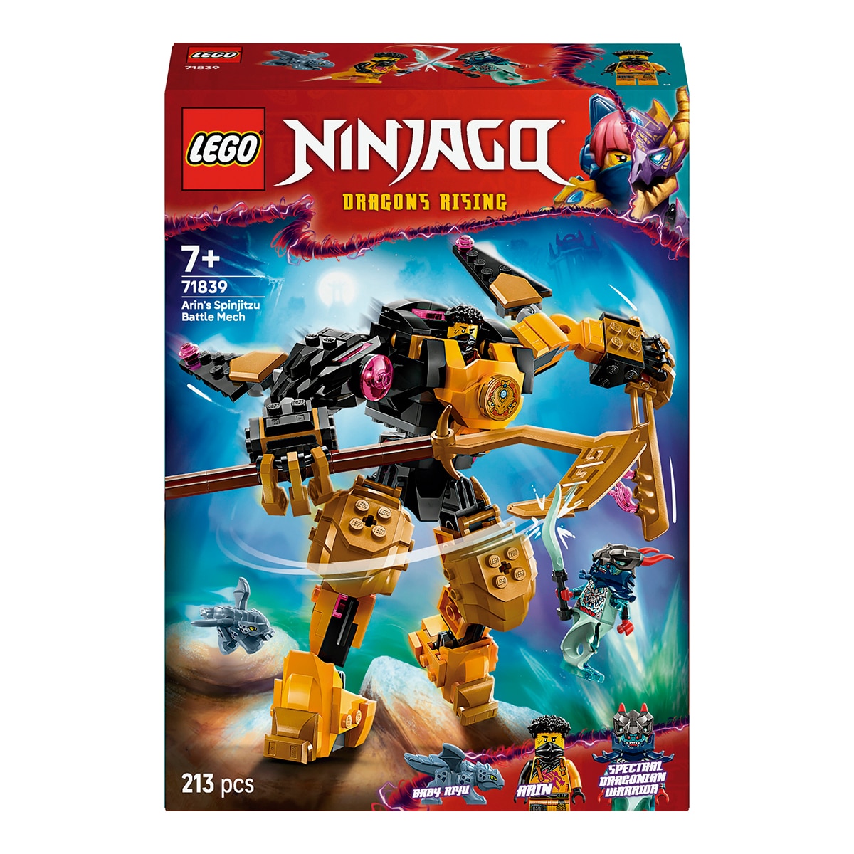 Imagen 0 de Juego de construcción Meca de Batalla Spinjitzu de Arin LEGO Ninjago - 71839