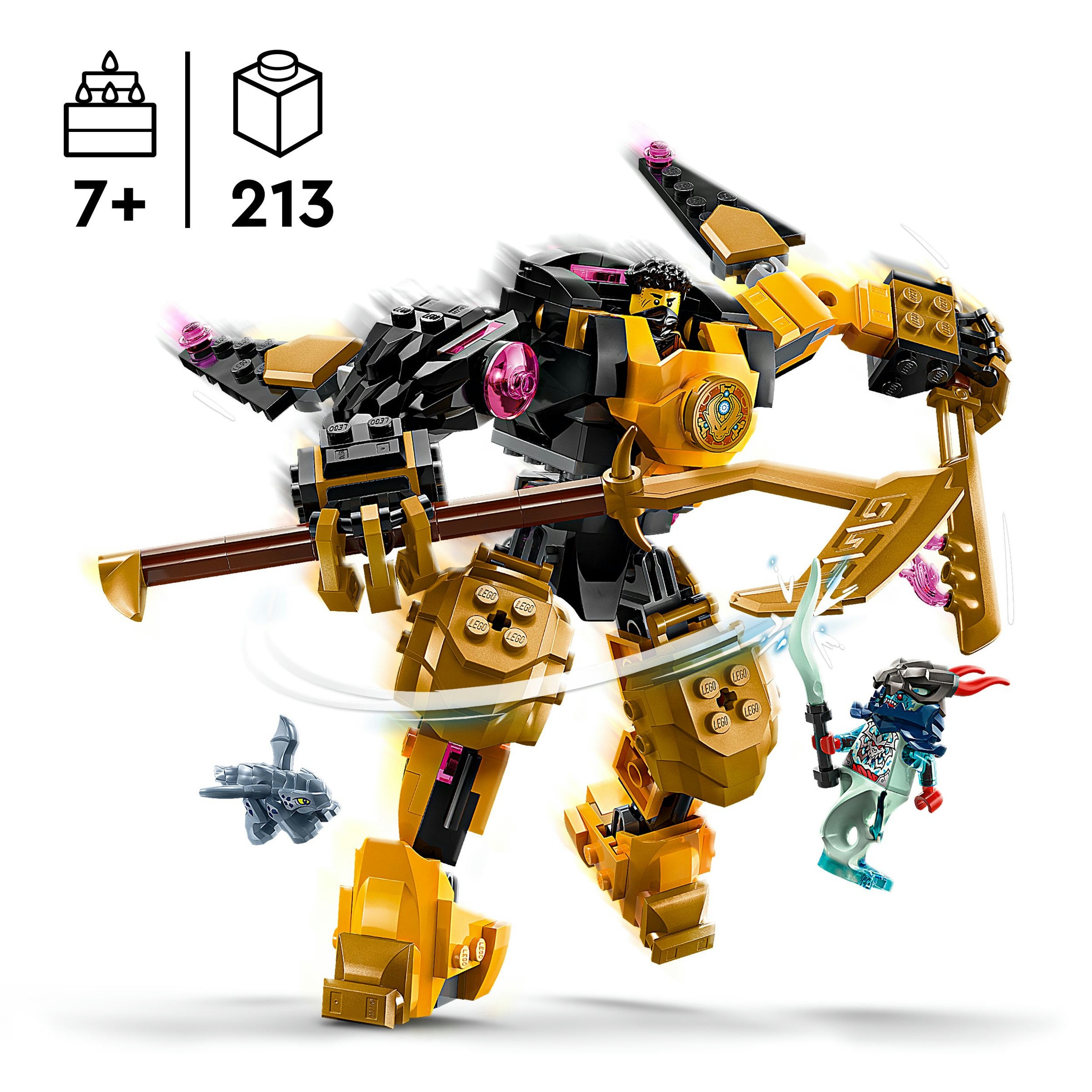 Juego de construcción Meca de Batalla Spinjitzu de Arin LEGO Ninjago - 71839 3