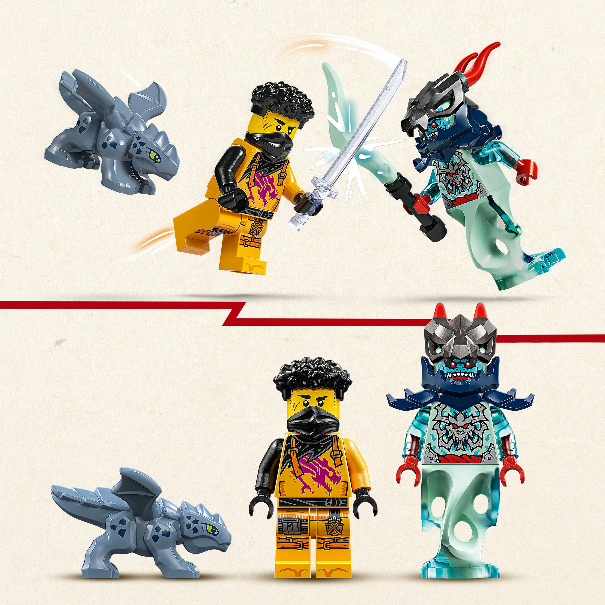 Juego de construcción Meca de Batalla Spinjitzu de Arin LEGO Ninjago - 71839 4