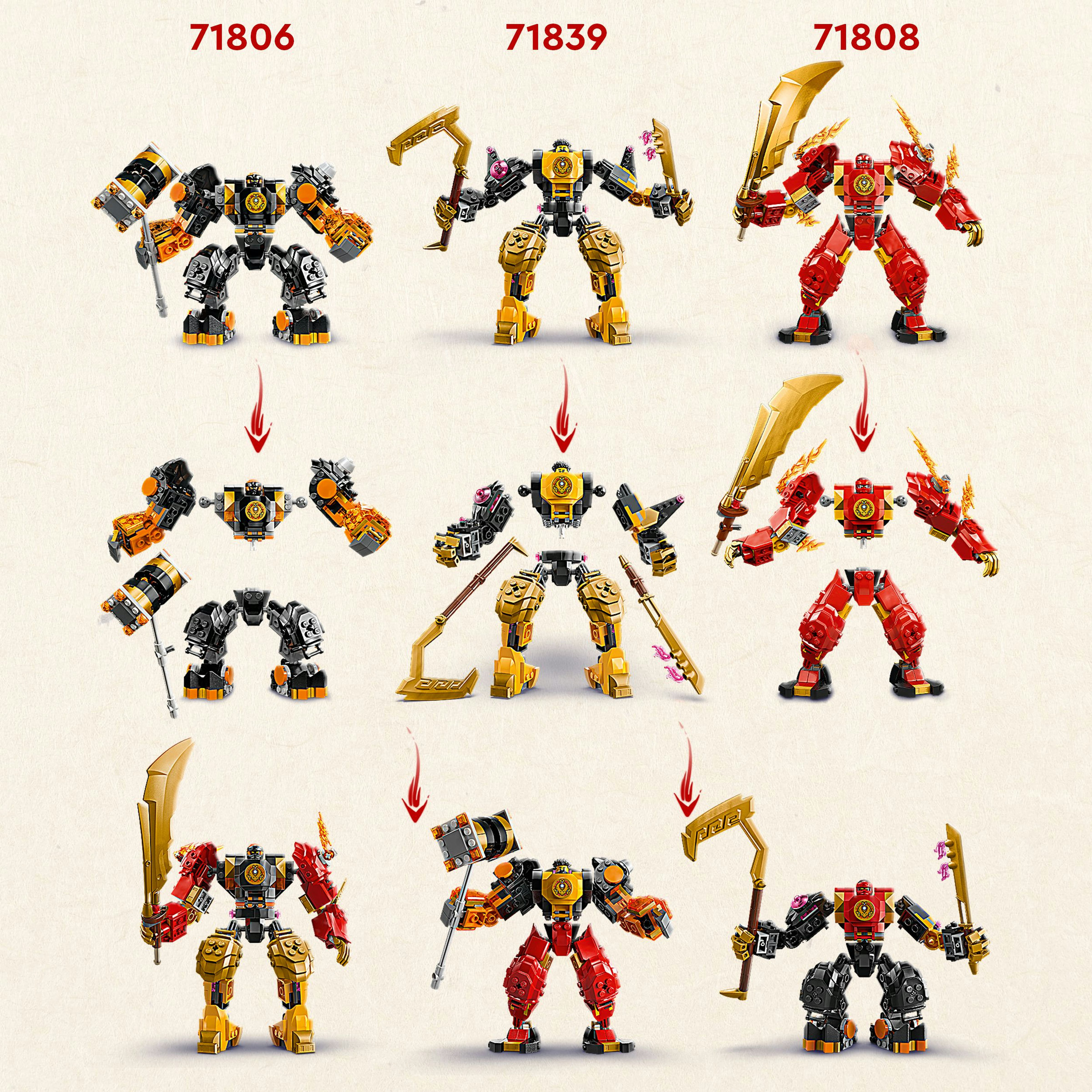 Juego de construcción Meca de Batalla Spinjitzu de Arin LEGO Ninjago - 71839 5
