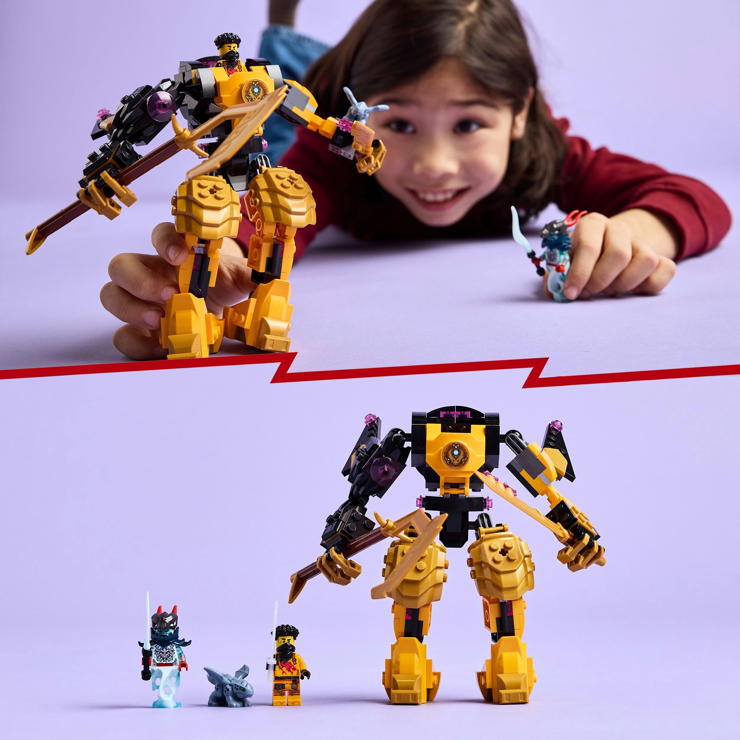 Juego de construcción Meca de Batalla Spinjitzu de Arin LEGO Ninjago - 71839 6