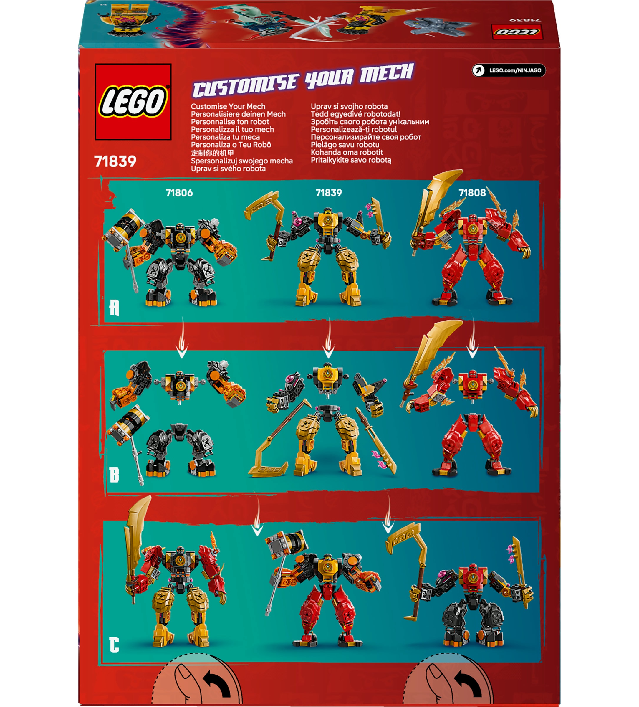 Juego de construcción Meca de Batalla Spinjitzu de Arin LEGO Ninjago - 71839 8