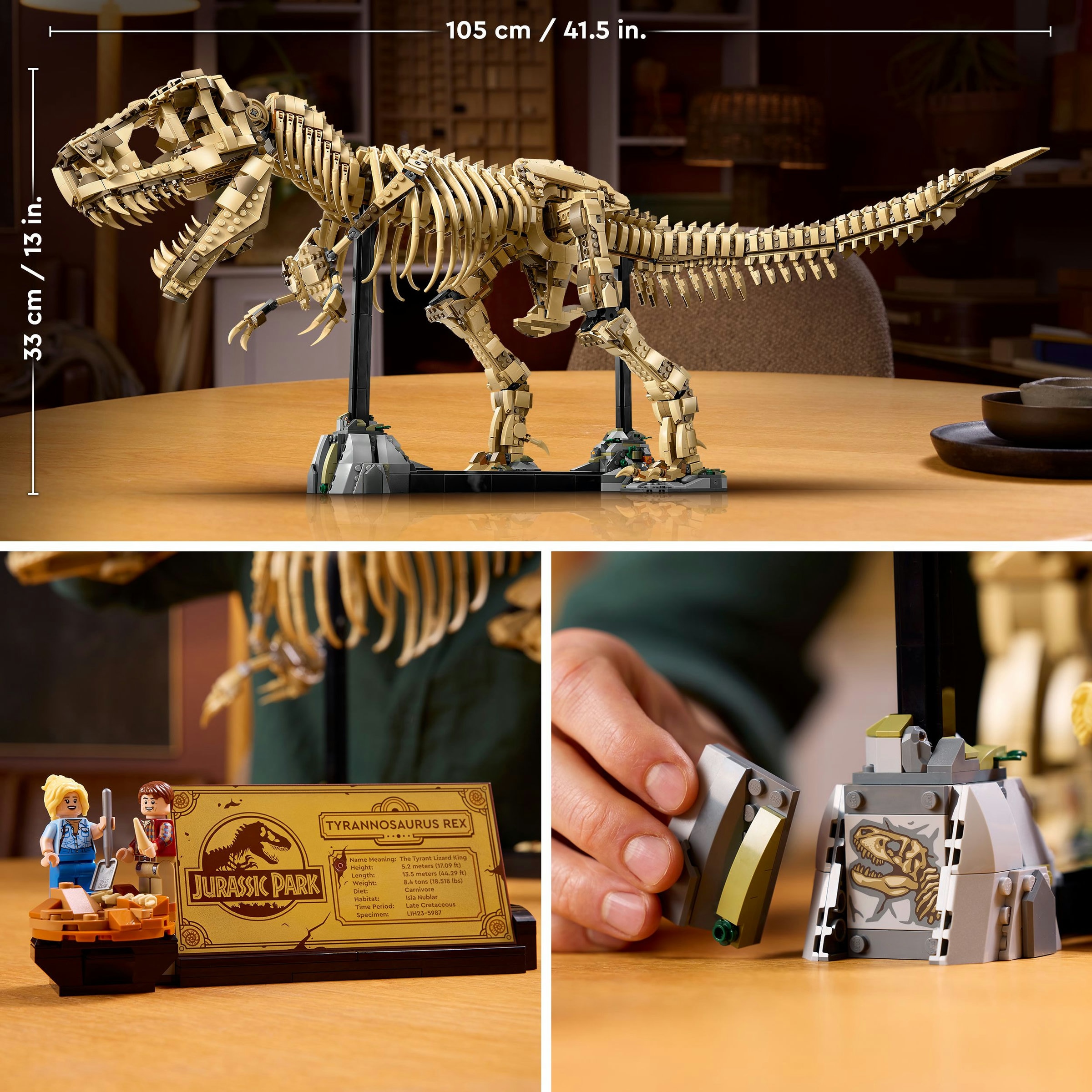 Juego de construcción Fósiles de Dinosaurio: Tyrannosaurus rex