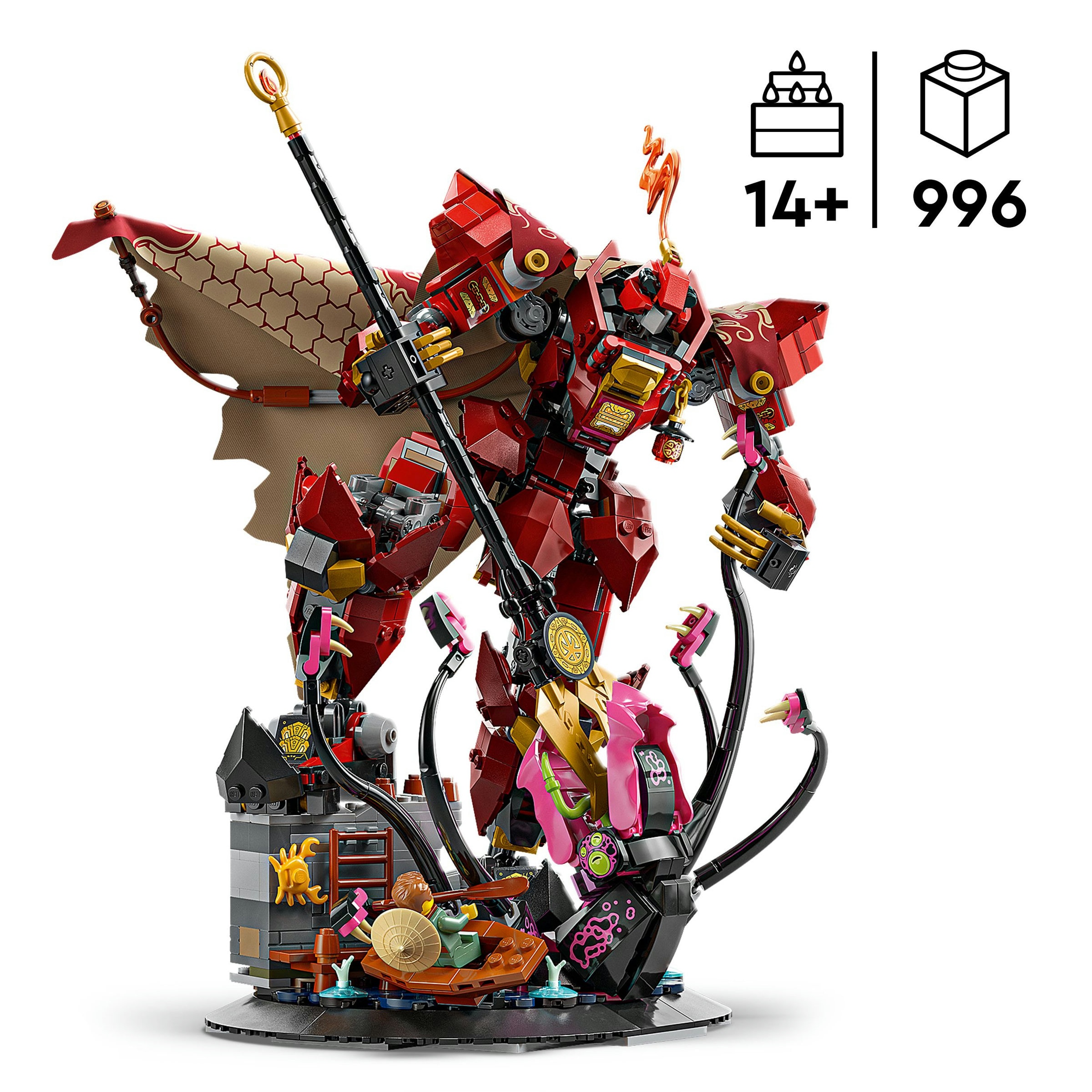 Juego de construcción Meca Caballero del Fuego LEGO Ninjago - 71846 3